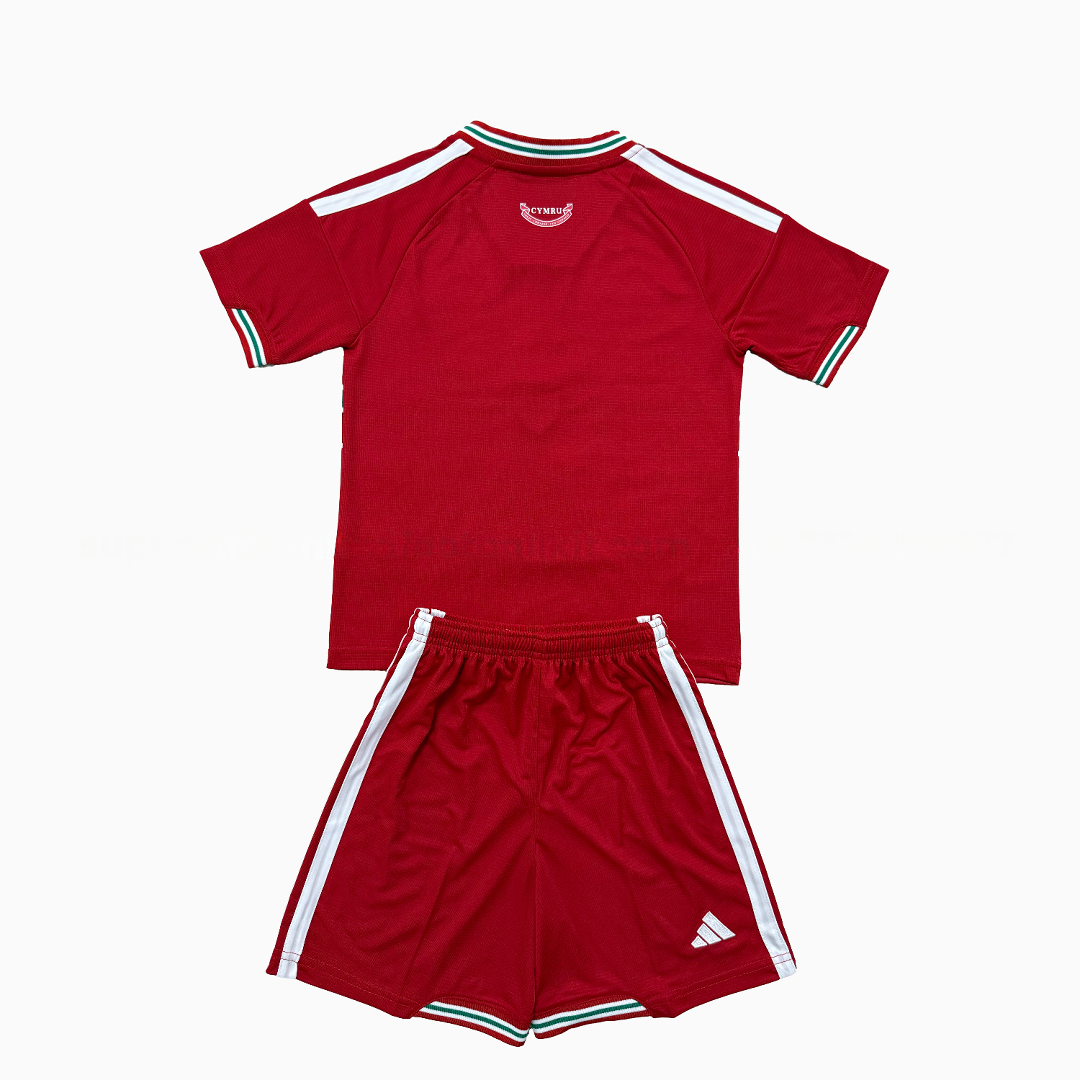 Wales 2026 Home Men's Adult Jersey Set - Fans Version - Unitedfutballjersey