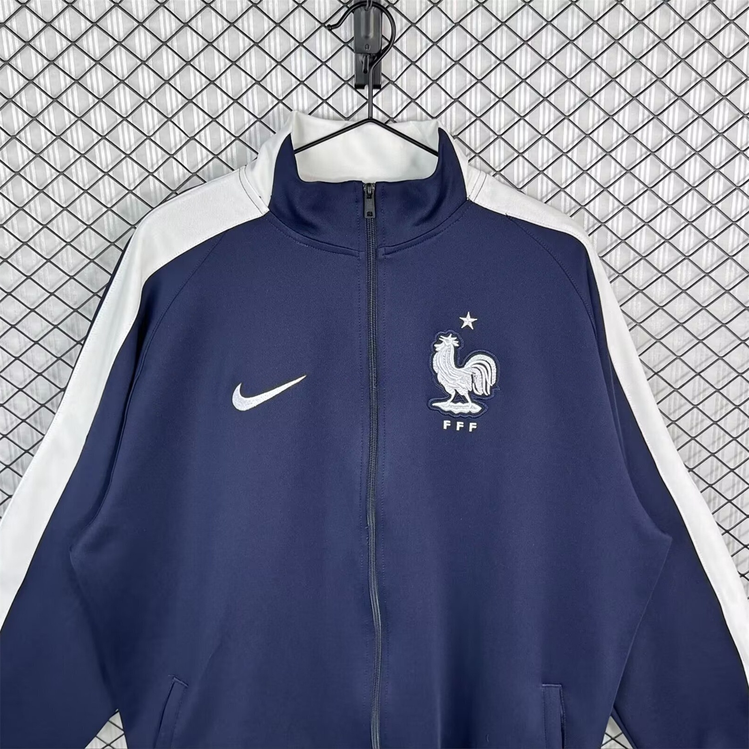 Retro France 2014 Home Windbreaker - Unitedfutballjersey