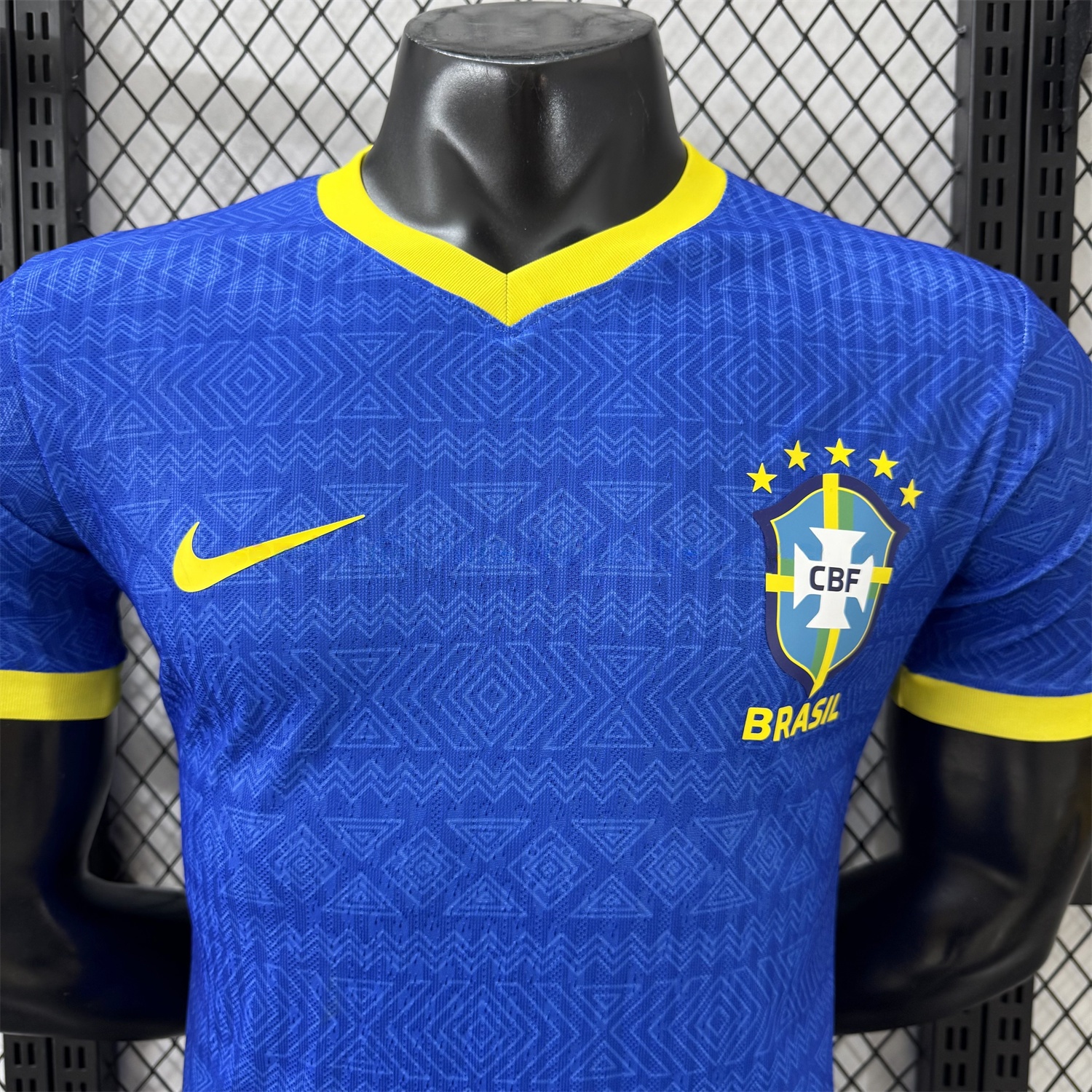 Brazil 2026 Diamond Texture Blue Special Jersey - Player Version - Unitedfutballjersey