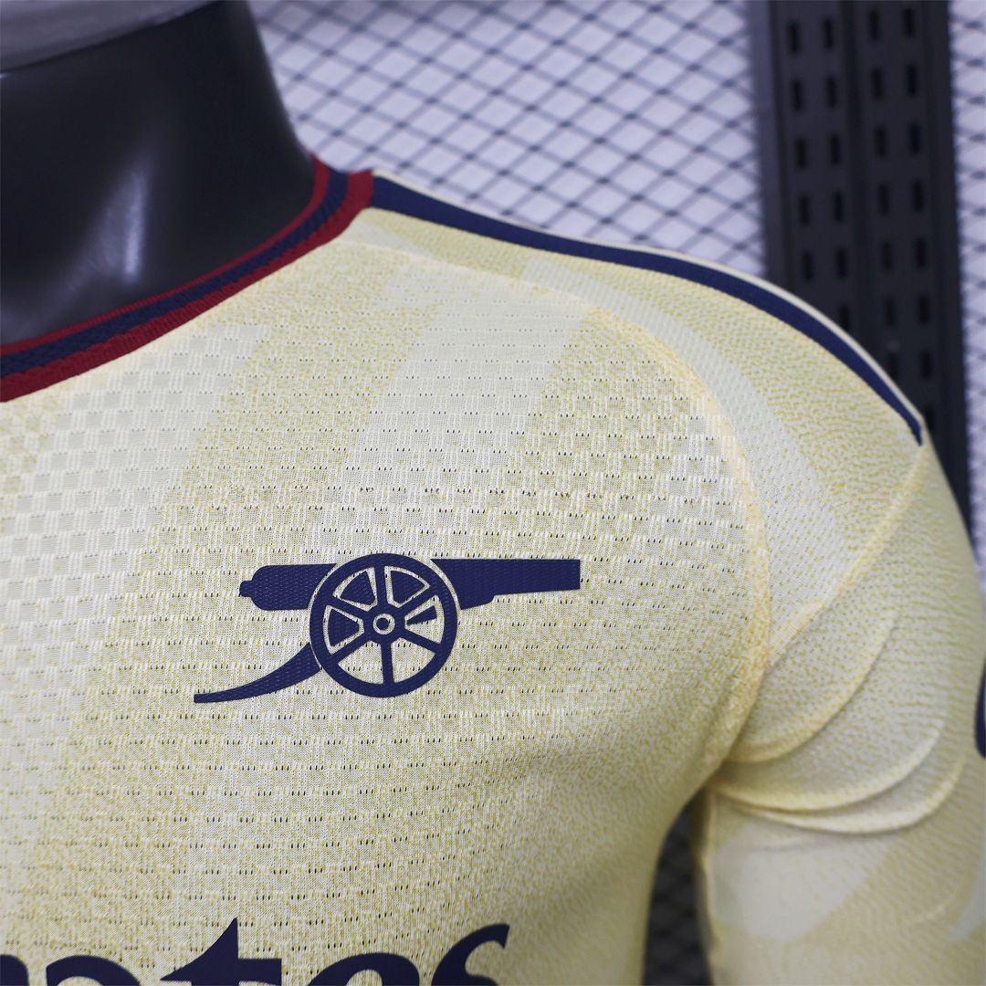 Arsenal 26-27 Third Long Sleeves Jersey - Player Version - Unitedfutballjersey