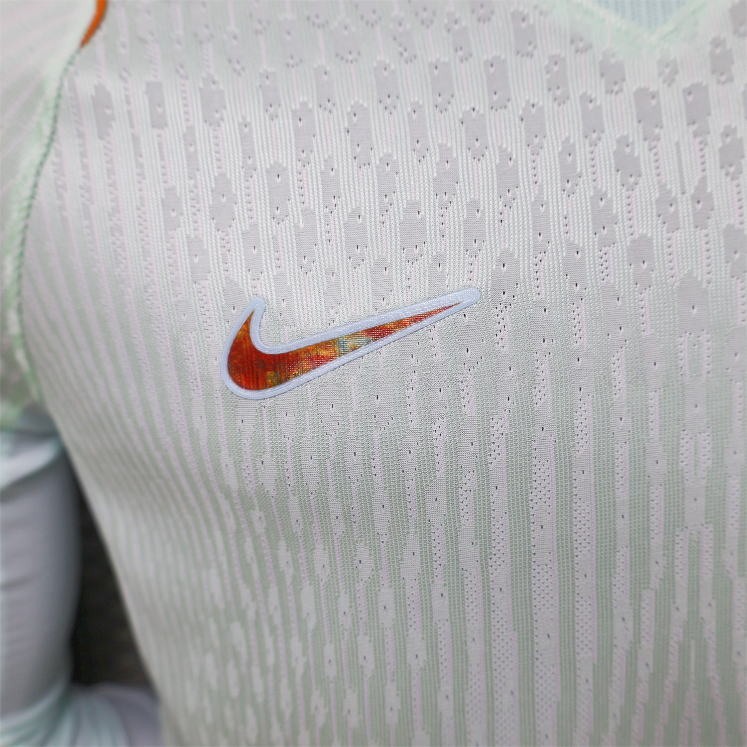 France 2026 Away Mint Green Long Sleeves Jersey - Player Version - Unitedfutballjersey