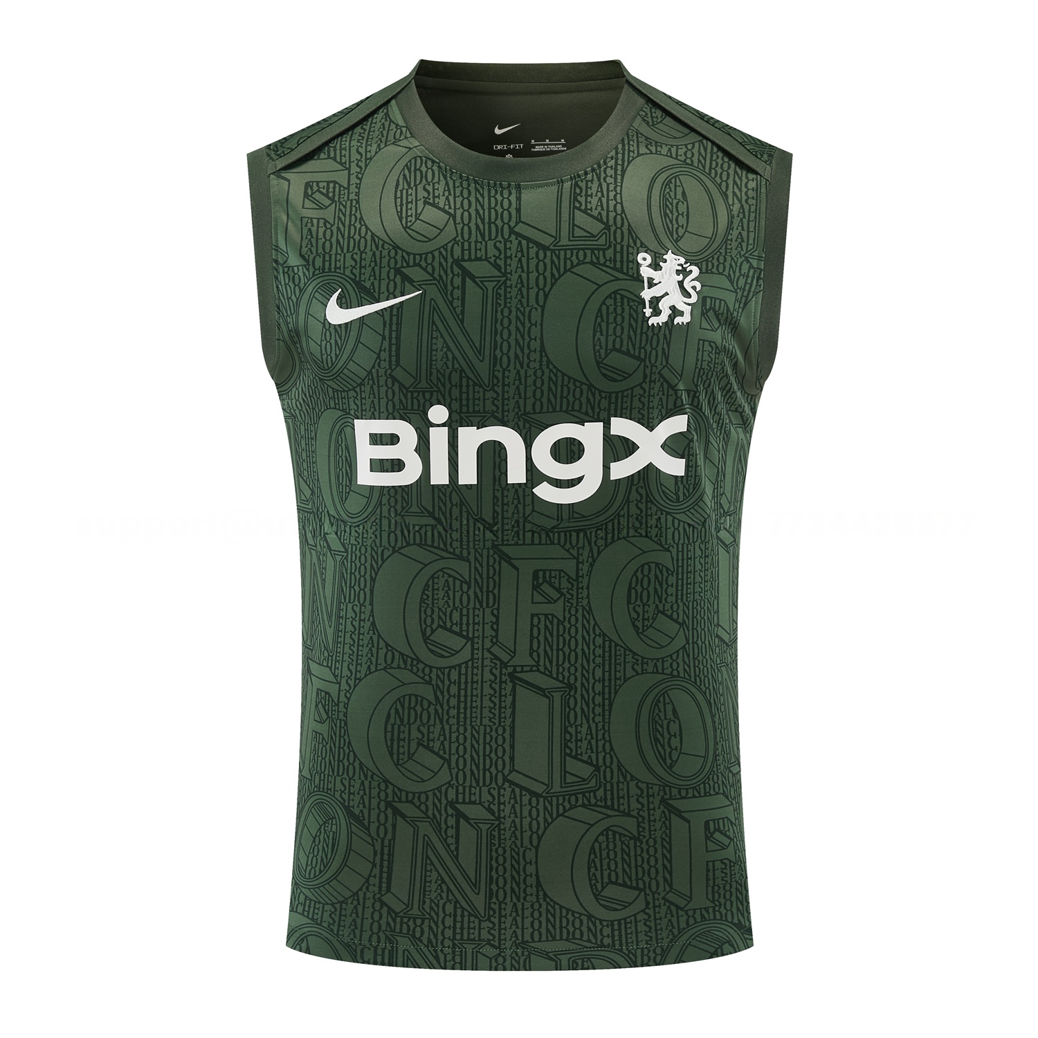 C.H.E.L.S.E.A 25-26 Vest Training Set - Dark Green Top & Dark Green Pants - Unitedfutballjersey