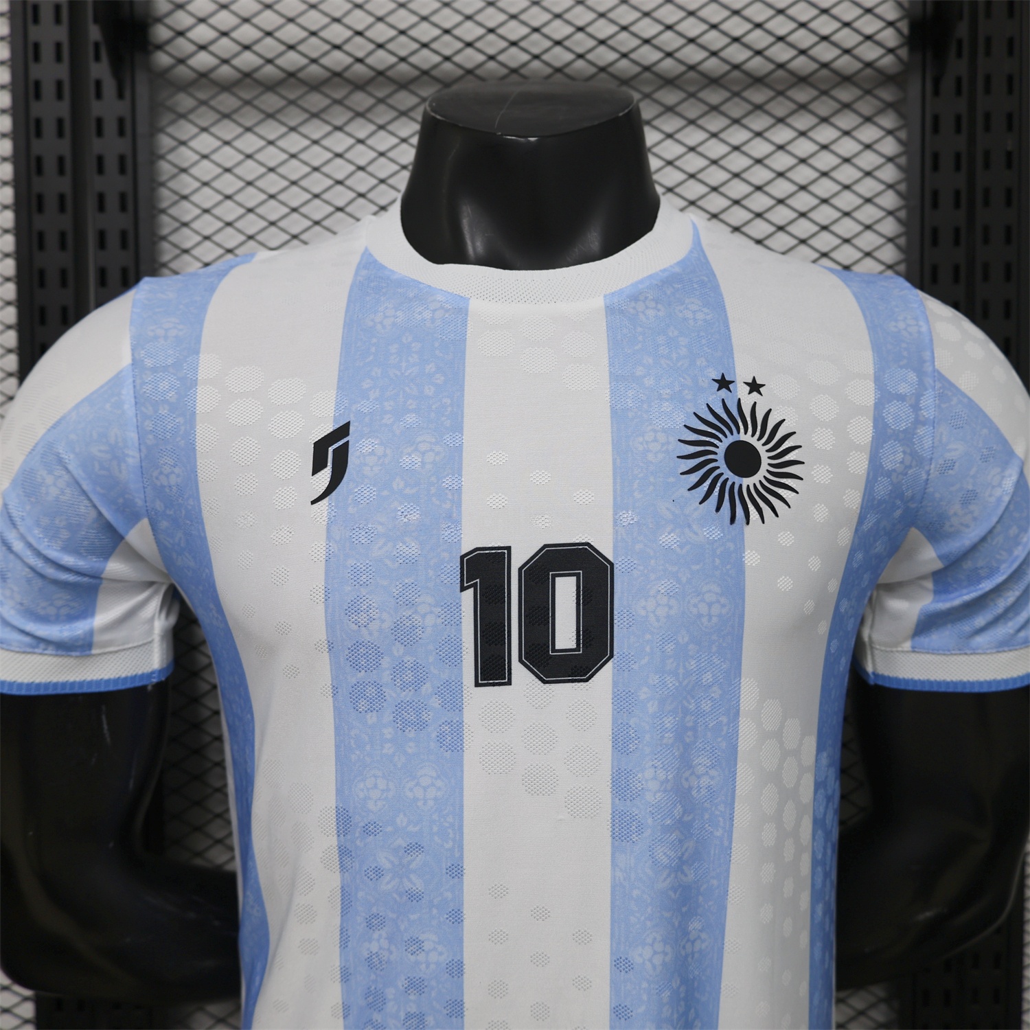 Argentina 2026 White Blue Maradona Special Kit - Player Version - Unitedfutballjersey