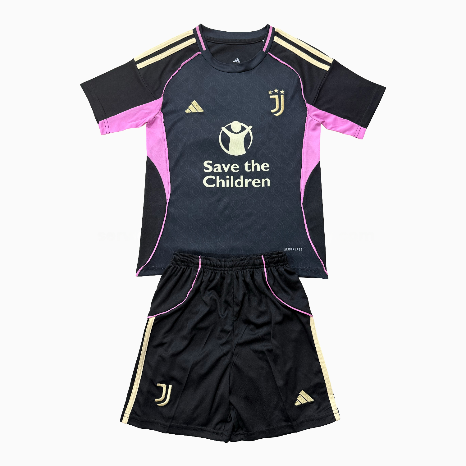 Juventus 25-26 Black Concept Men's Adult Jersey Set - Fans Version - Unitedfutballjersey