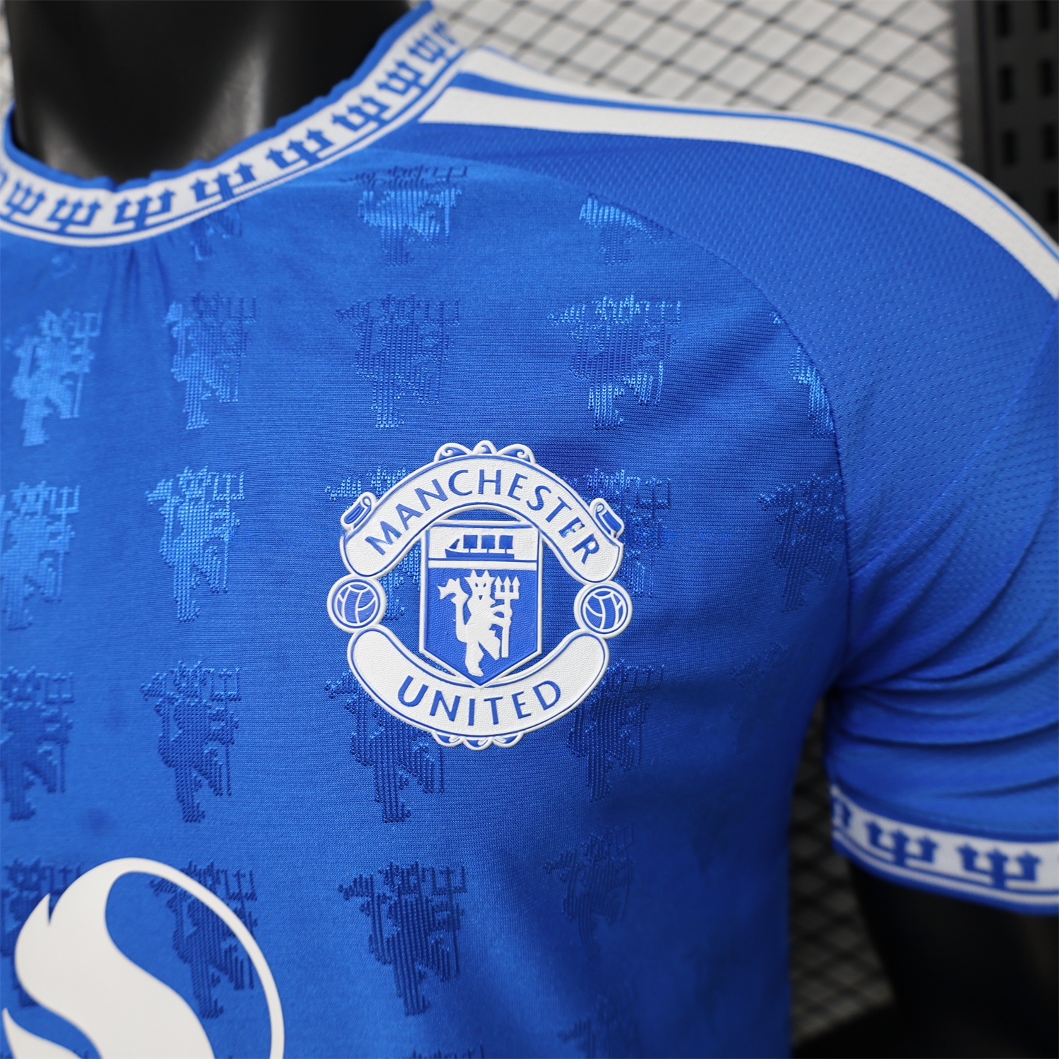 Manchester United 26-27 Retro Style Blue Jersey - Player Version - Unitedfutballjersey