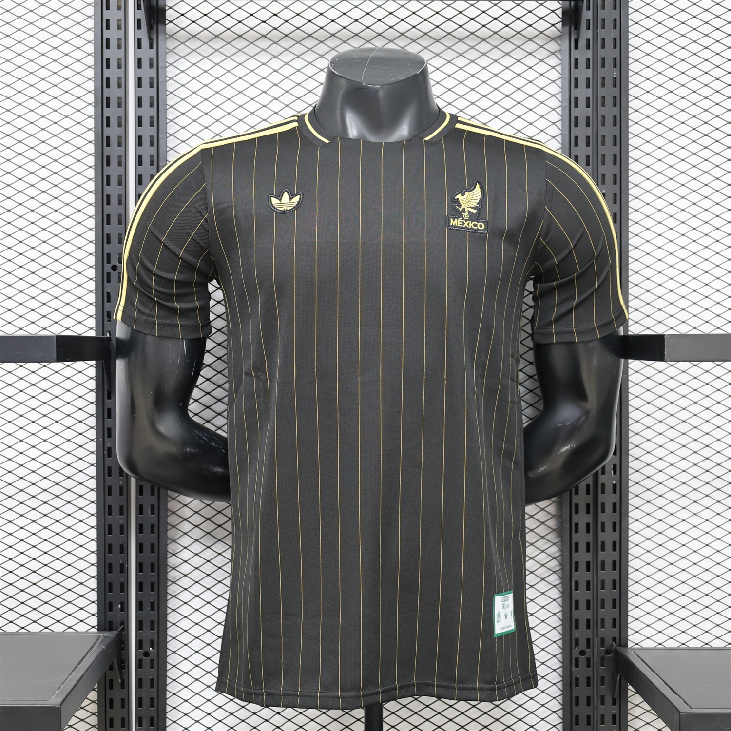 Mexico 2026 Terrace Icon Retro Casual Style Black Jersey - Player Version - Unitedfutballjersey