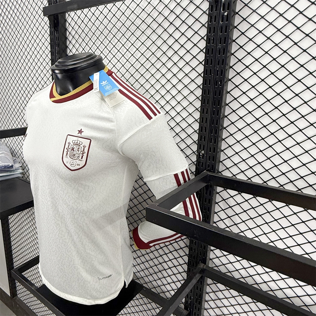 Spain 2026 Away Long Sleeves Jersey - Player Version - Unitedfutballjersey