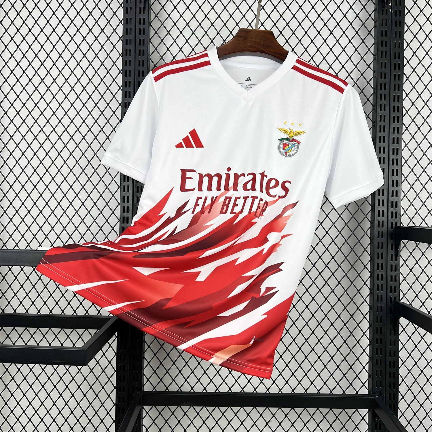 Benfica 25-26 Red And White Jersey - Fans Version - Unitedfutballjersey