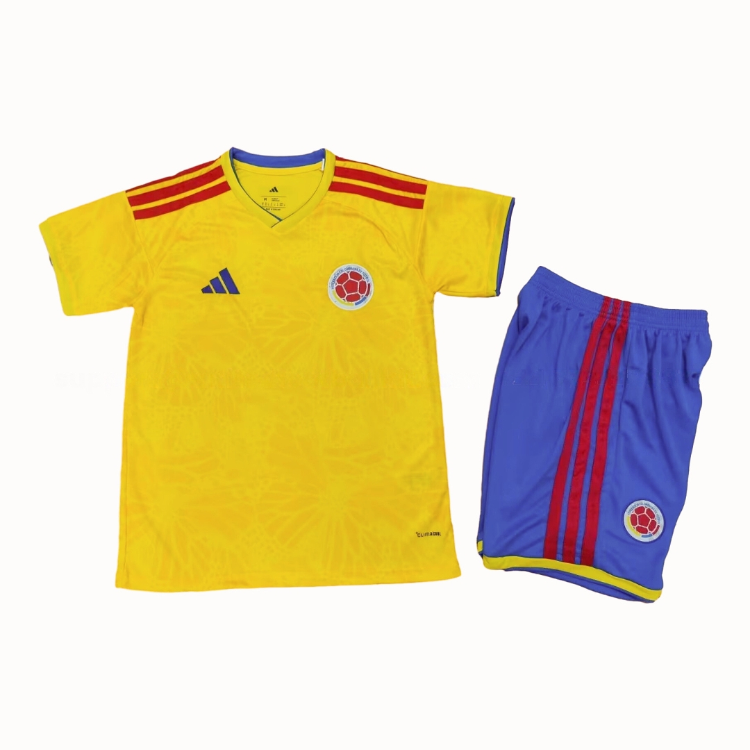Colombia 2026 Home Kids Kit - Unitedfutballjersey
