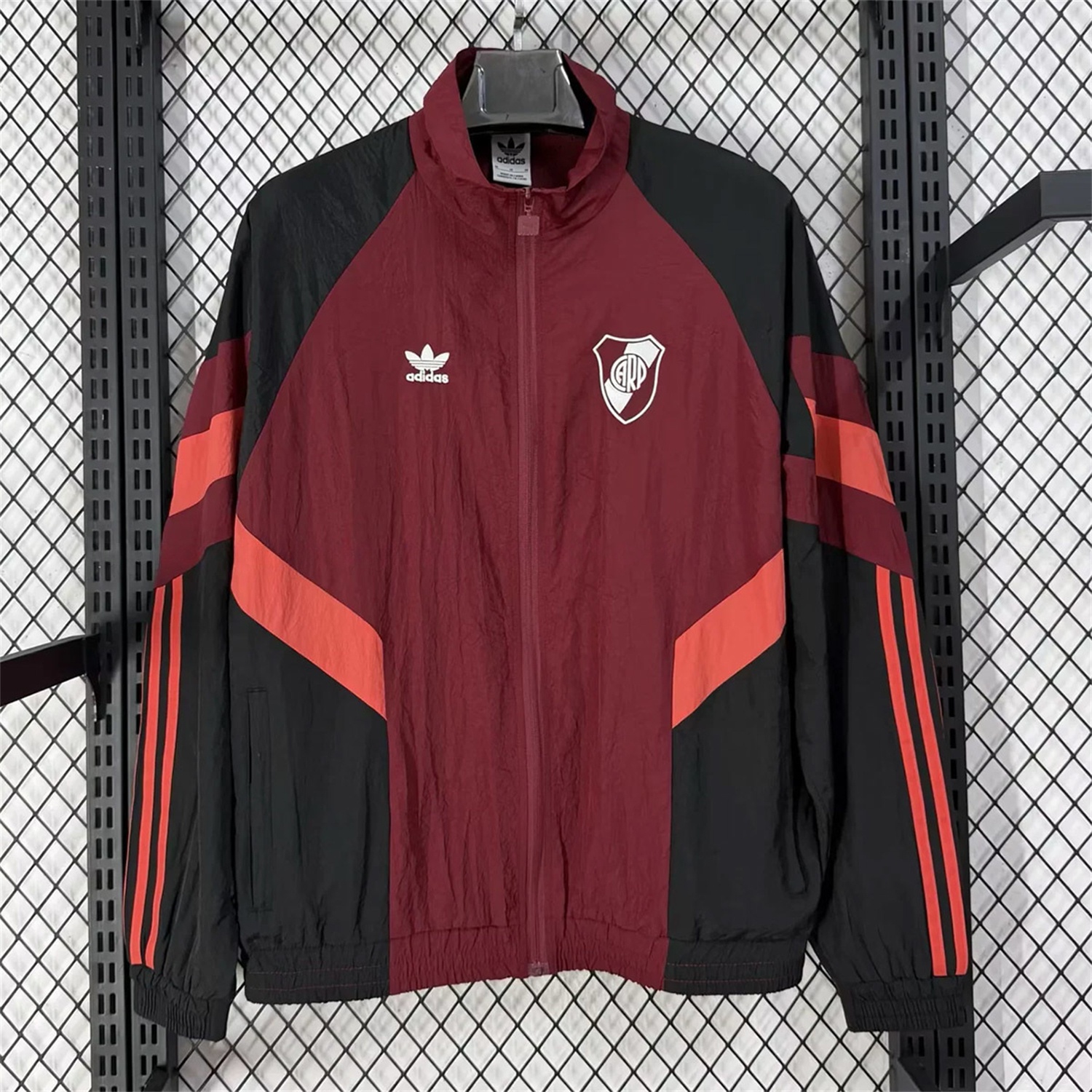 River Plate 25-26 Training Windbreaker Jacket - Red - Unitedfutballjersey