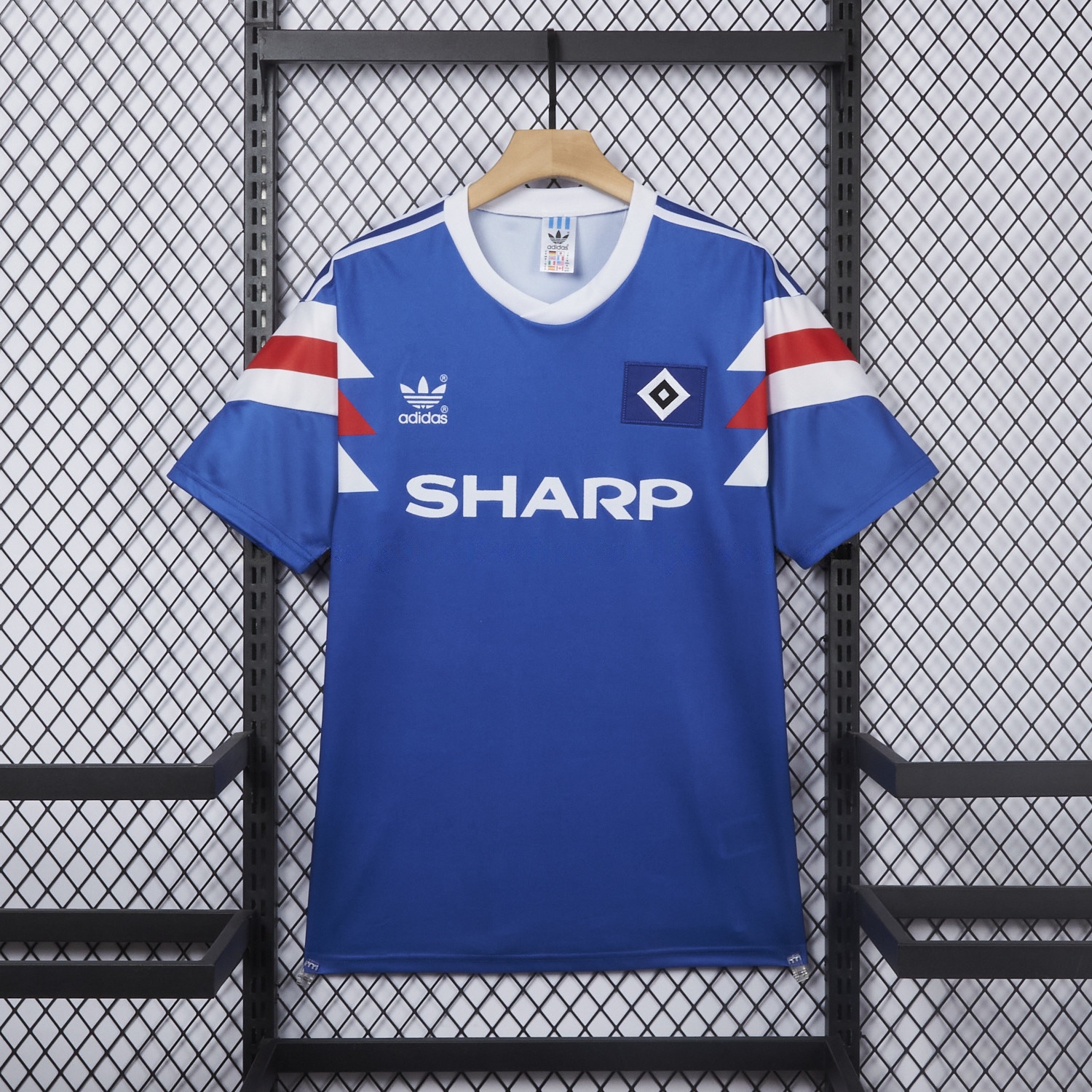 Retro Hamburger SV 1990-91 Away Blue Jersey - Unitedfutballjersey