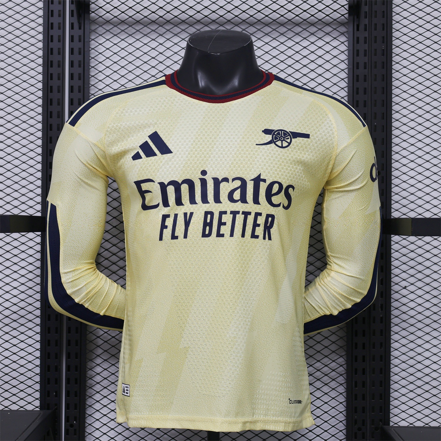 Arsenal 26-27 Third Long Sleeves Jersey - Player Version - Unitedfutballjersey