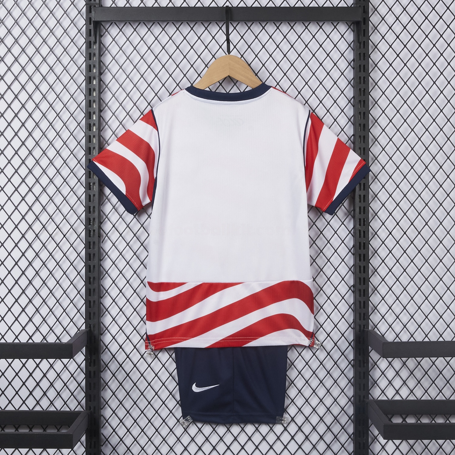 【Back Blank】United States USA 2026 Home Kids Kit - Unitedfutballjersey