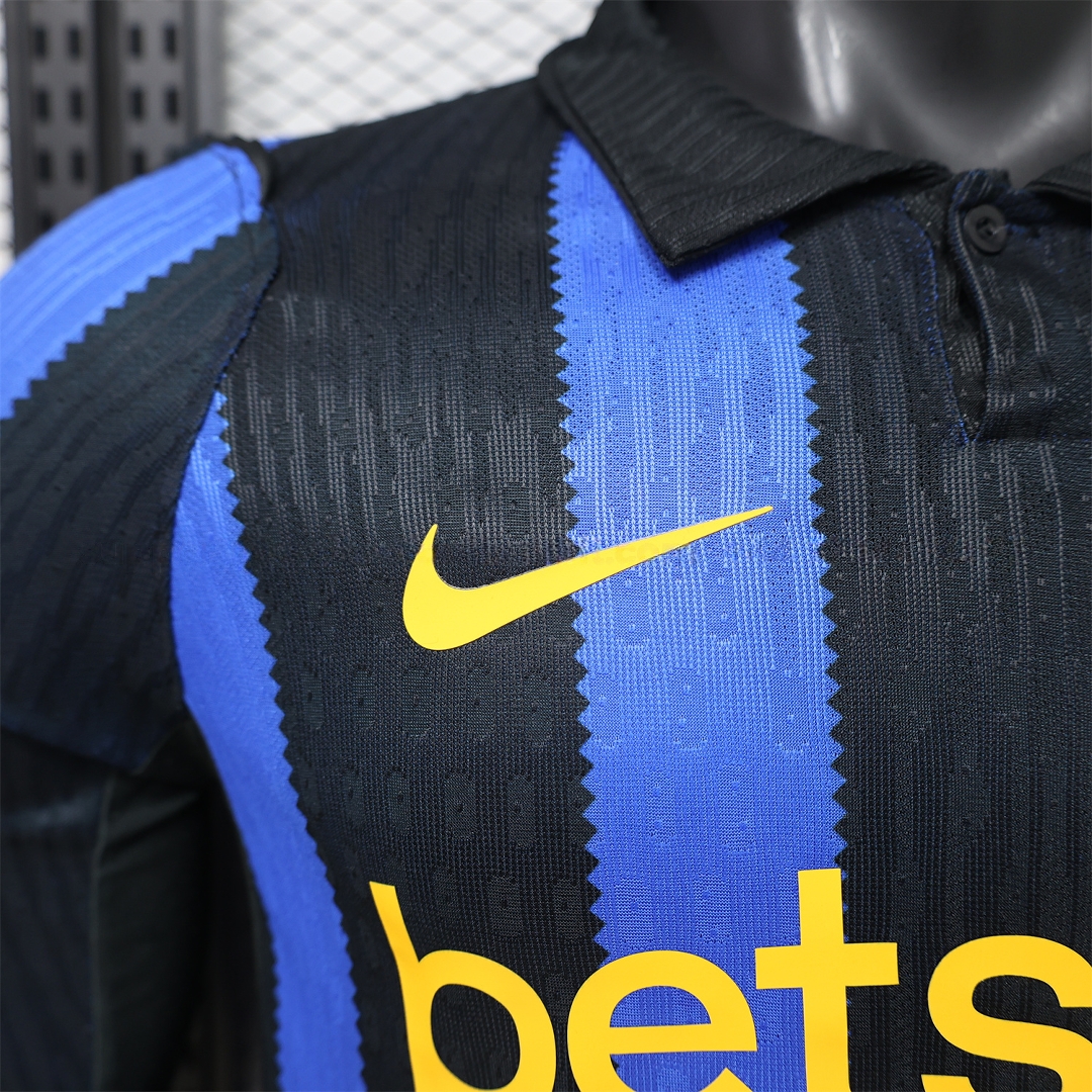 Inter Milan 26-27 Home Long Sleeves Jersey - Player Version - Unitedfutballjersey