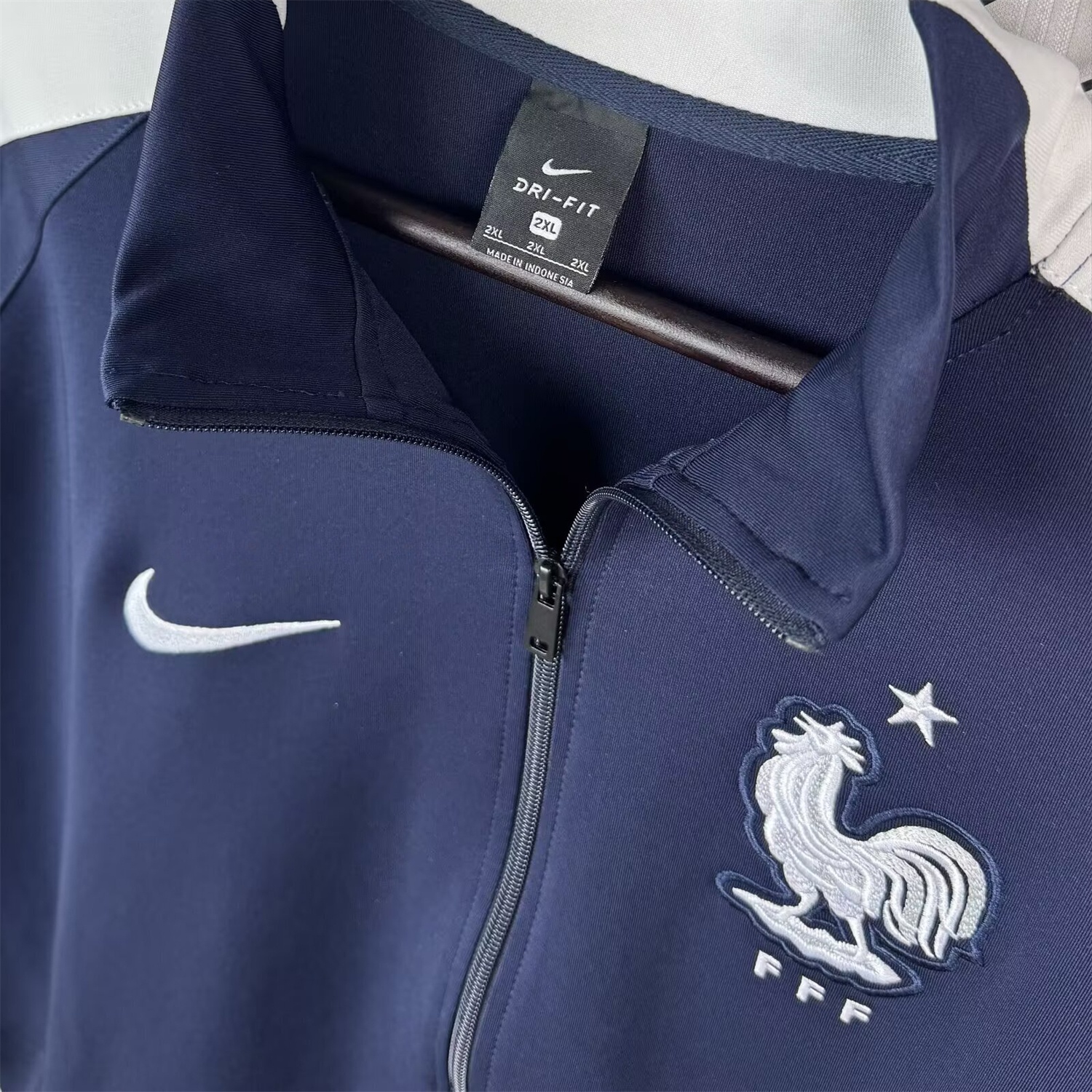 Retro France 2014 Home Windbreaker - Unitedfutballjersey
