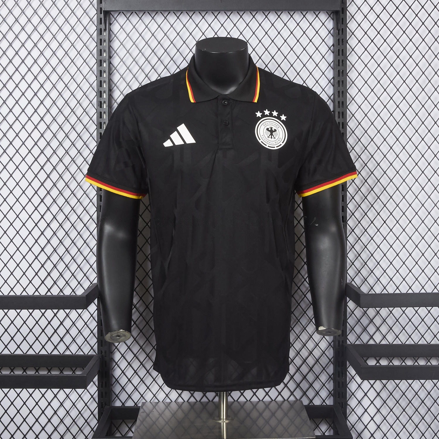 Germany 2026 Black Special Edition Polo Jersey - Player Version - Unitedfutballjersey