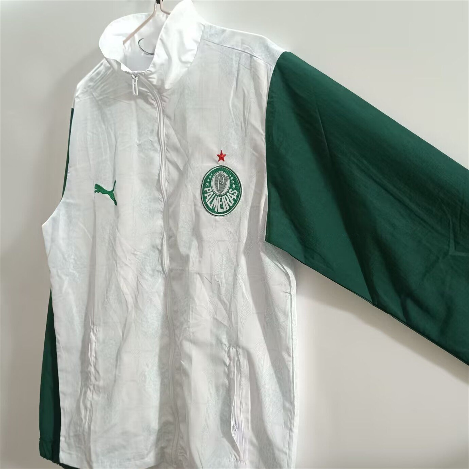 Palmeiras 25-26 Training Windbreaker Jacket - White - Unitedfutballjersey