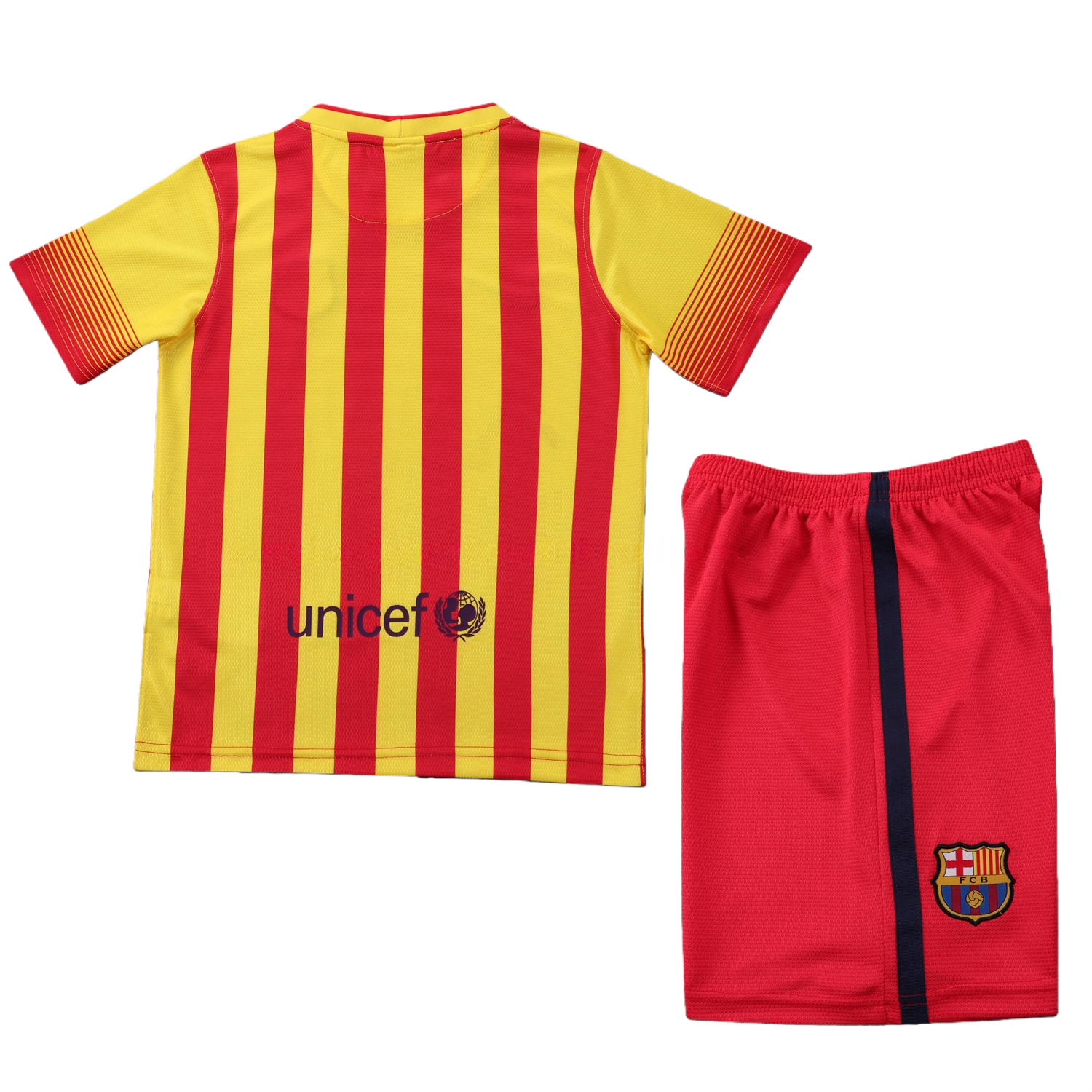 Retro Barcelona 1997-98 Home Kids Kit - Unitedfutballjersey