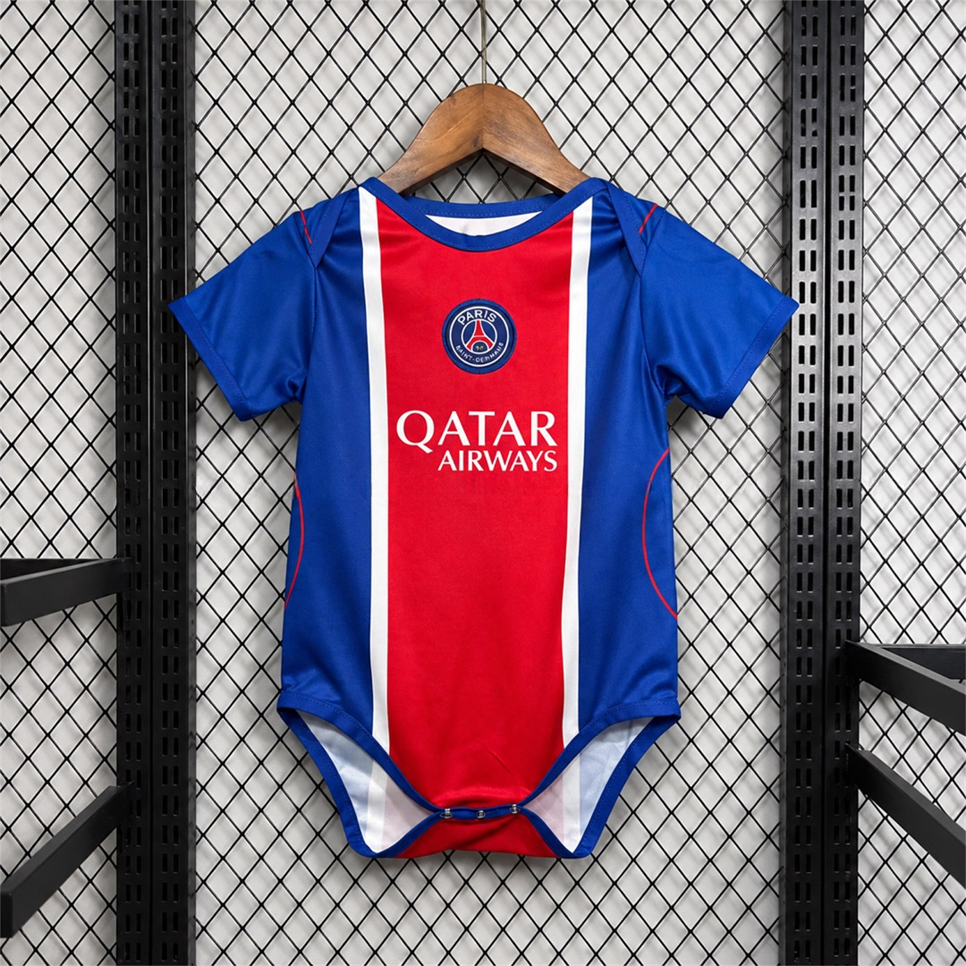 Paris Saint-Germain PSG 26-27 Home Baby Crawling Suit - Unitedfutballjersey