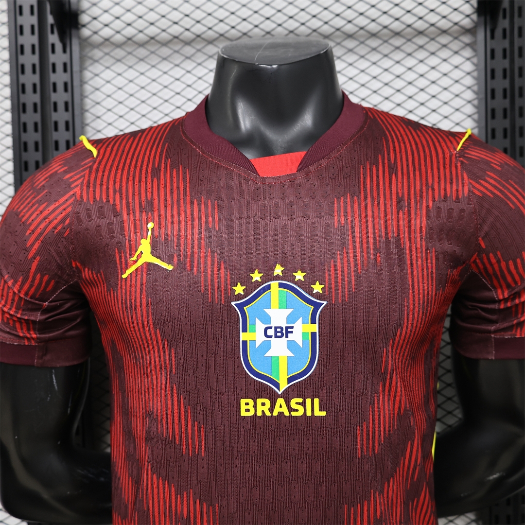 Brazil 2026 Red Goalkeeper Jersey - Player Version - Unitedfutballjersey