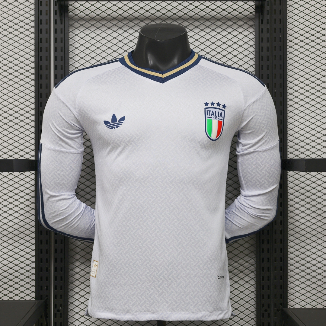 Italy 2026 Away Long Sleeves Jersey - Player Version - Unitedfutballjersey
