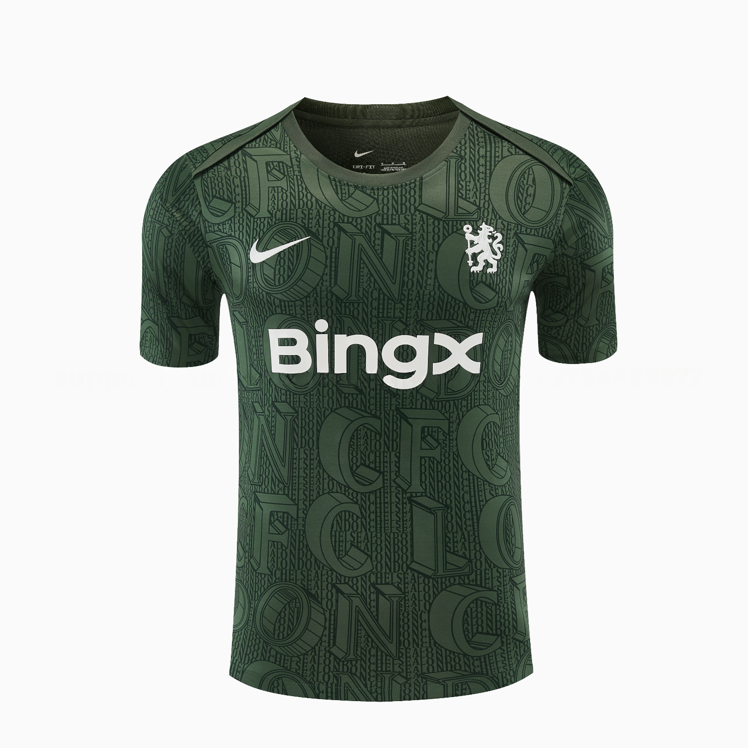 C.H.E.L.S.E.A 25-26 Short-Sleeve Training Set - Dark Green Top & Dark Green Pants - Unitedfutballjersey