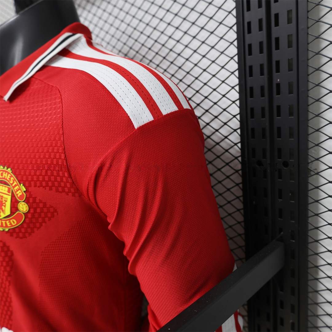Manchester United 26-27 Home Long Sleeves Jersey - Player Version - Unitedfutballjersey