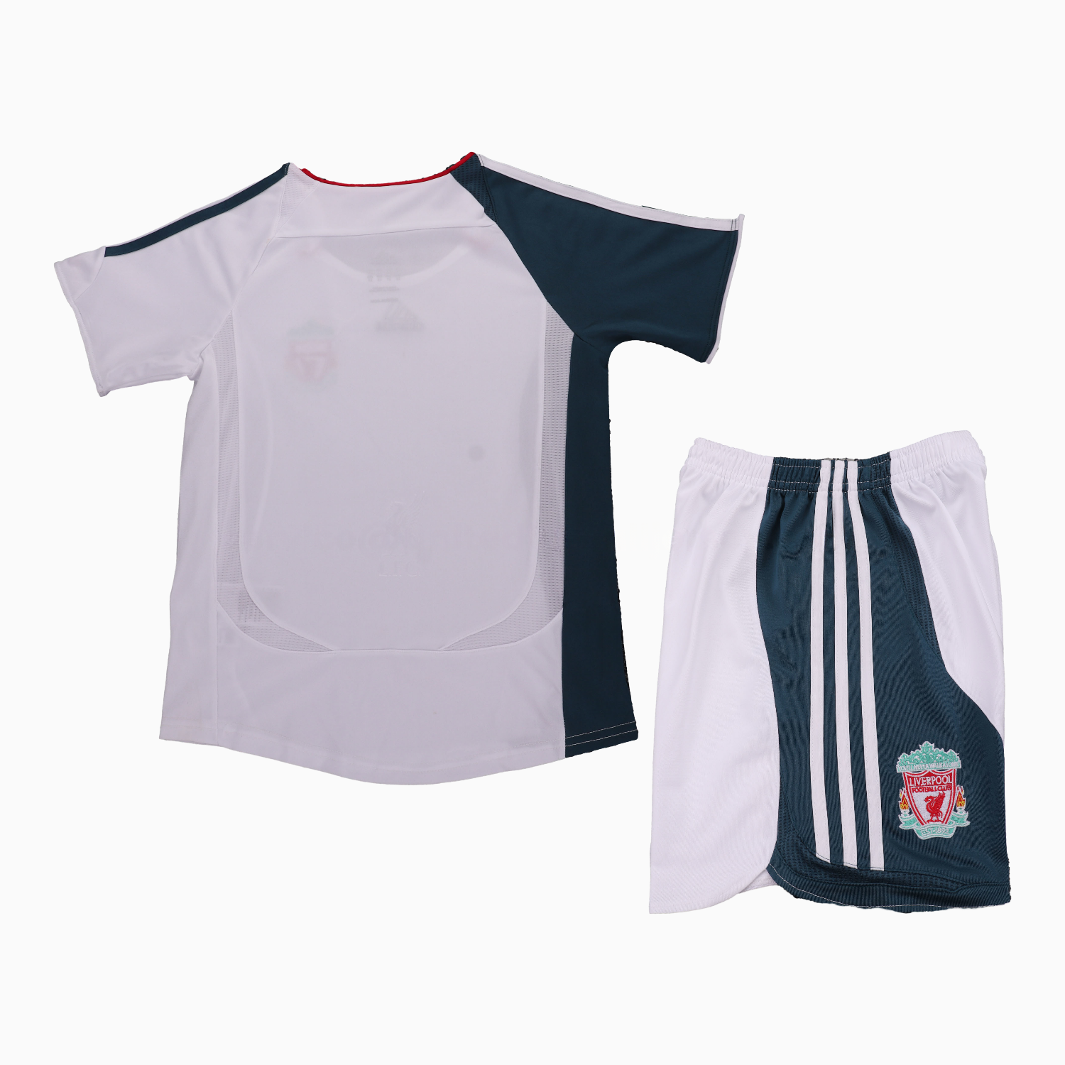 Retro Liver.pool 2006-08 Away Kids Kit - Unitedfutballjersey