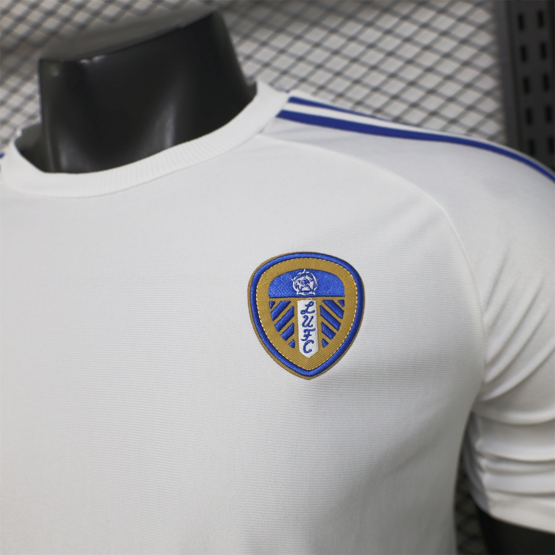 Leeds United 25-26 Icon Travel Special White Jersey - Player Version - Unitedfutballjersey