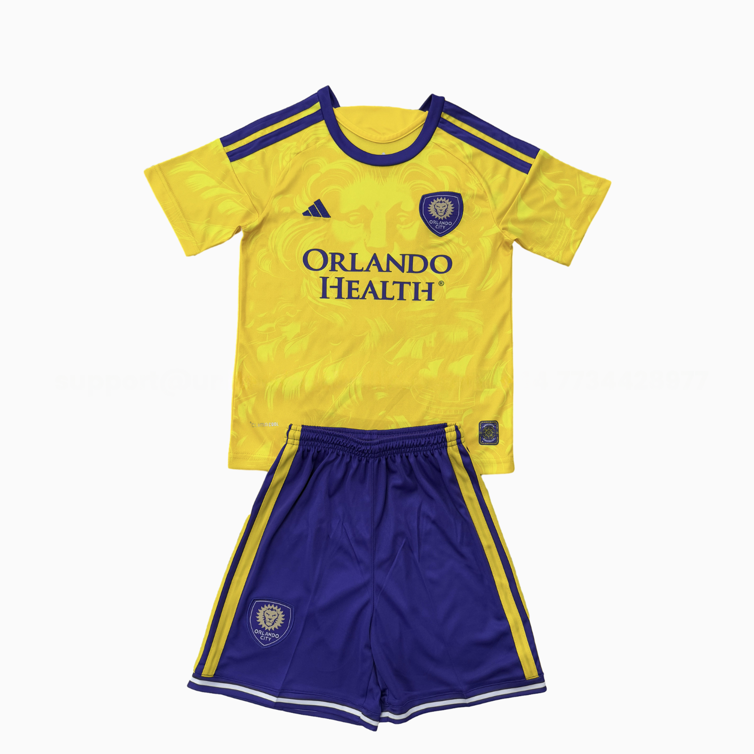 Orlando City 25-26 Away Men's Adult Jersey Set - Fans Version - Unitedfutballjersey