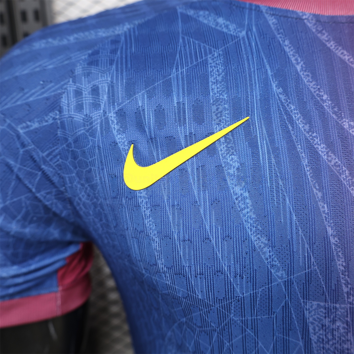 Barcelona 25-26 Red And Blue Gradient Special White Jersey - Player Version - Unitedfutballjersey