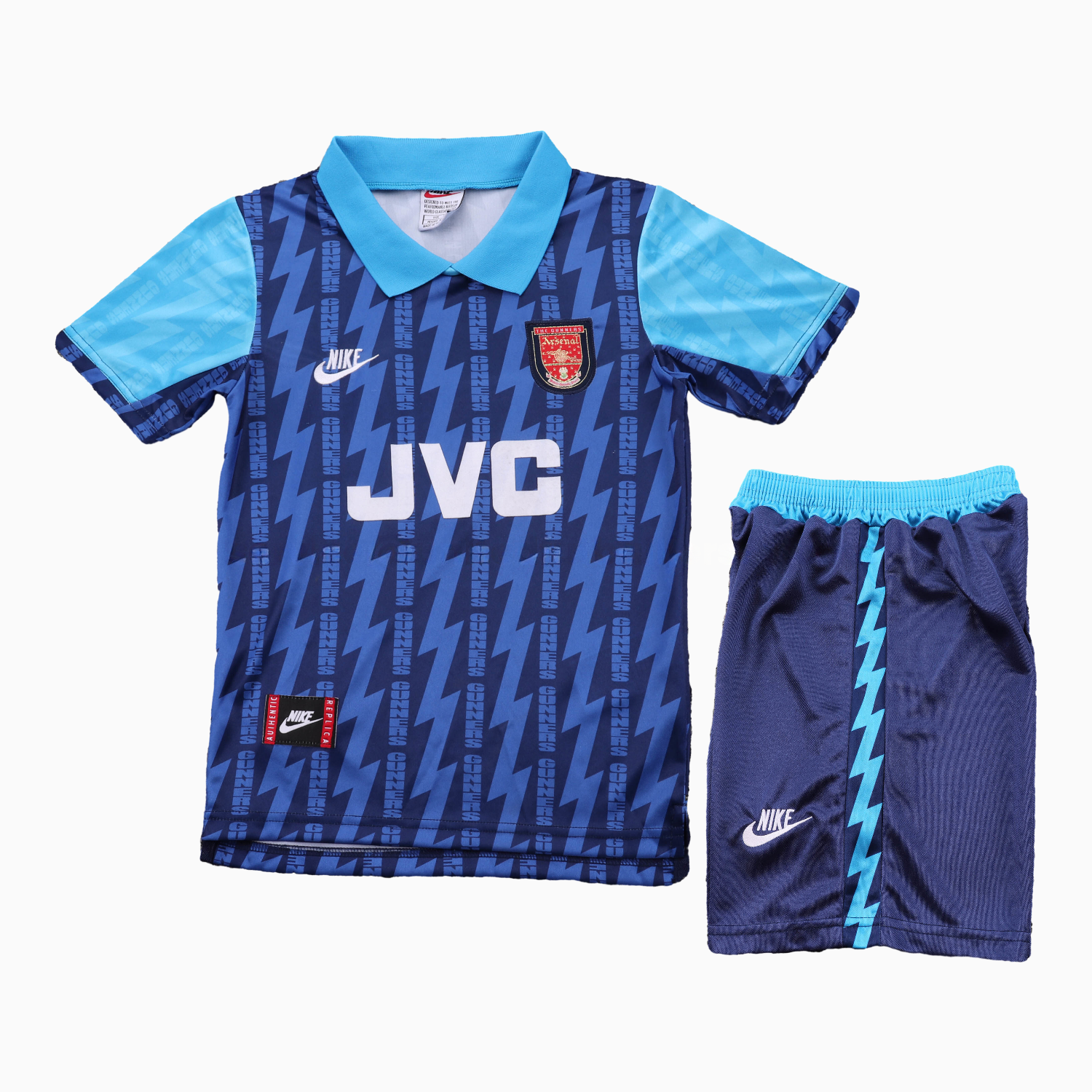 Retro Arsenal 1994-95 Away Kids Kit - Unitedfutballjersey