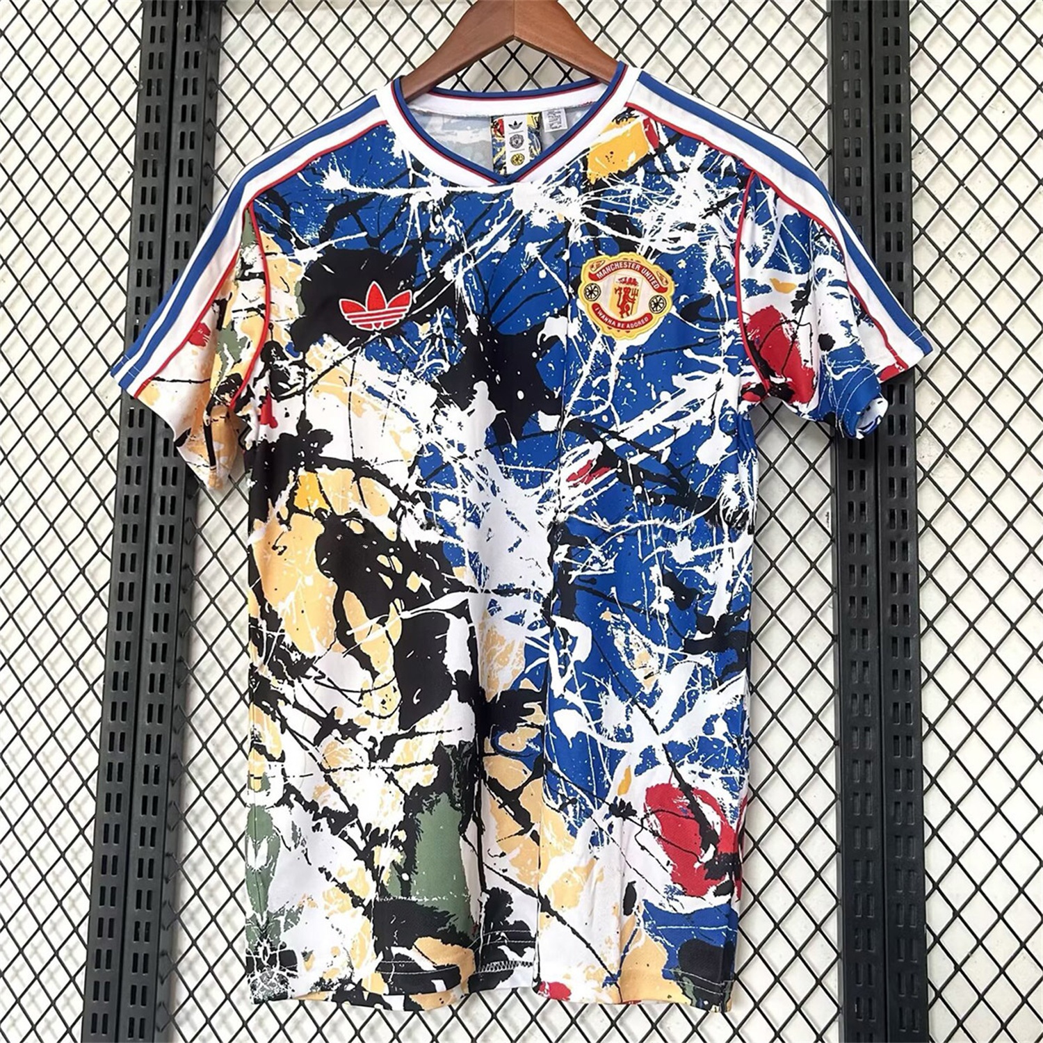 Manchester United 25-26 Stone Roses Special Jersey - Fans Version - Unitedfutballjersey