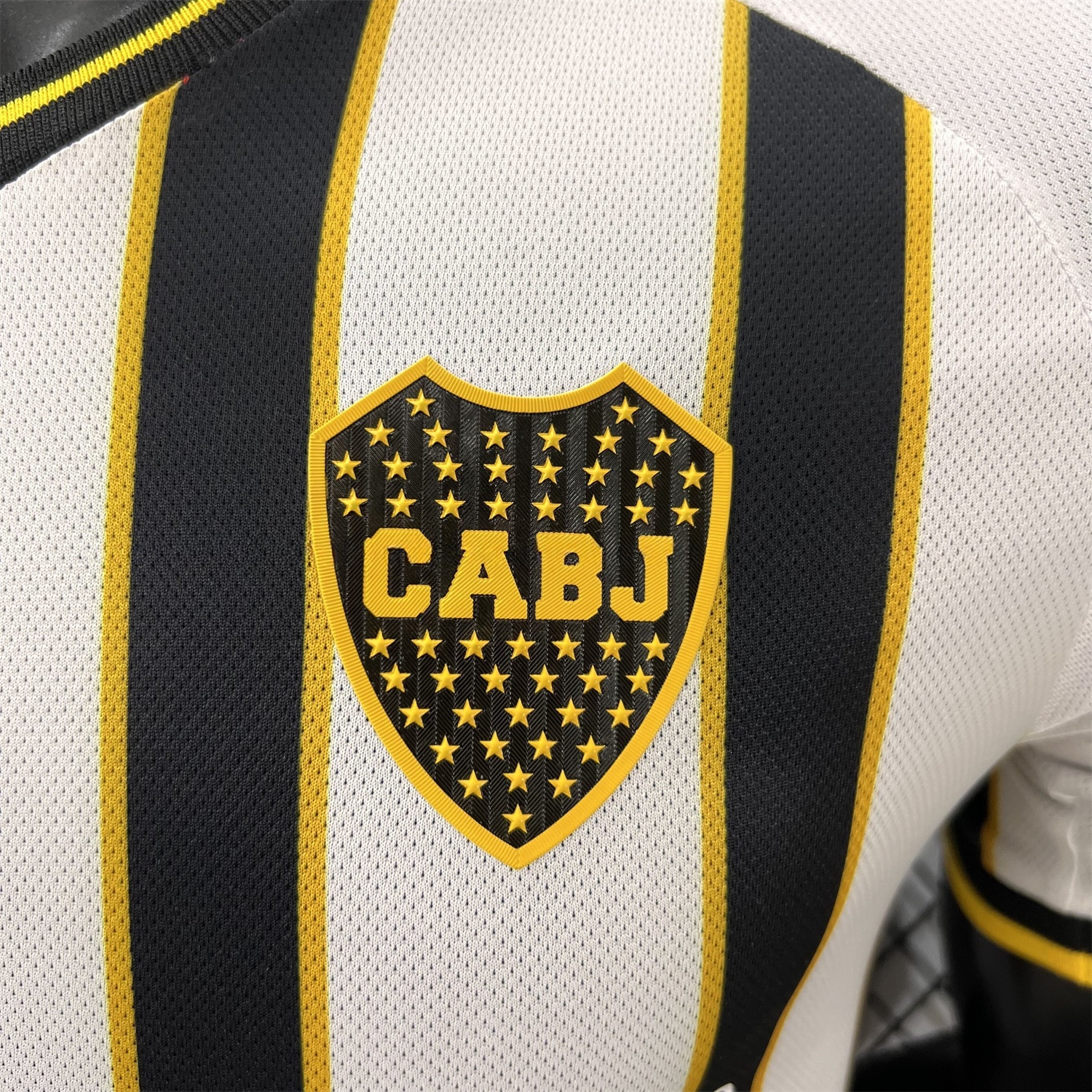 Boca Juniors 25-26 Black And White Stripes Jersey - Player Version - Unitedfutballjersey