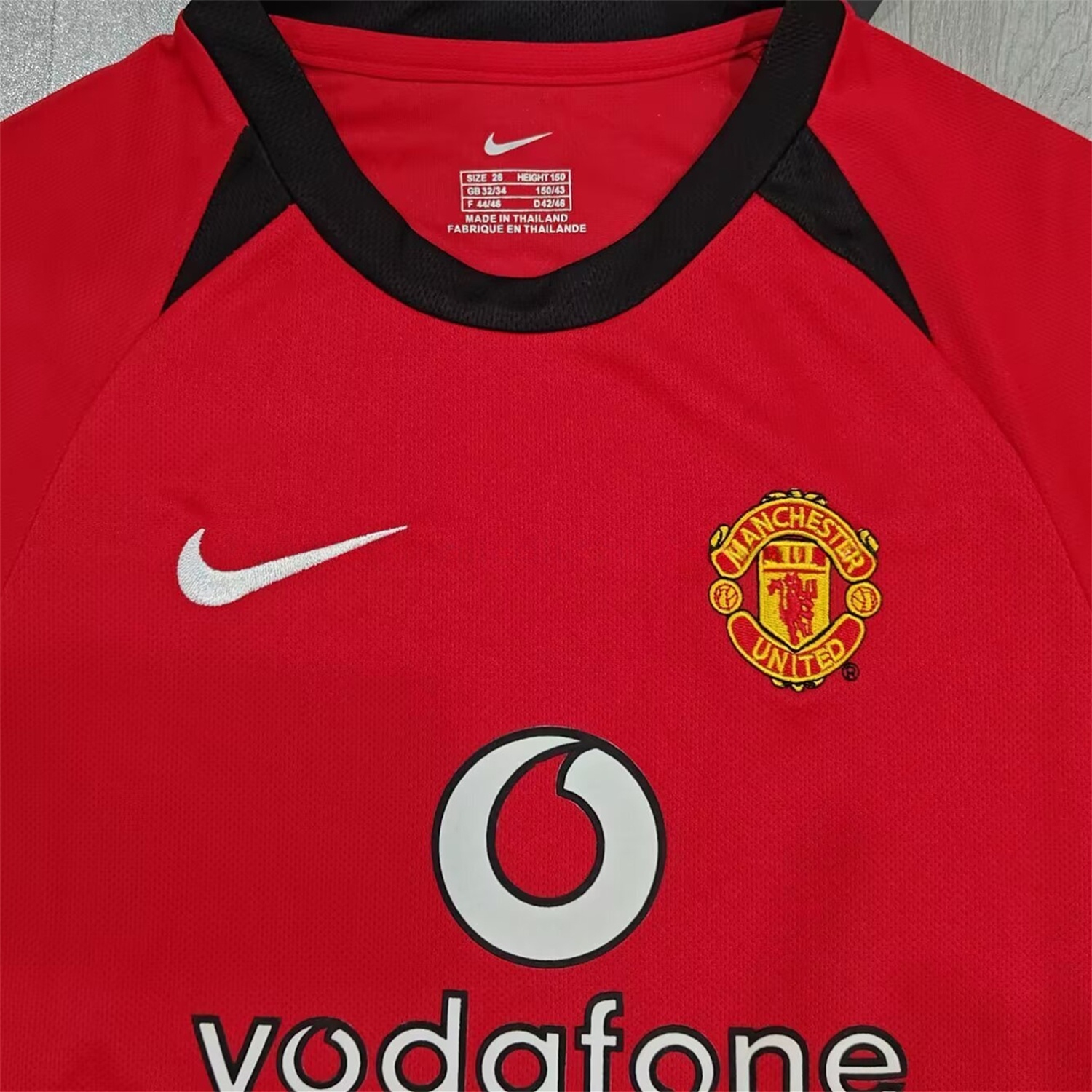 Retro Manchester United 2002-04 Home Kids Kit - Unitedfutballjersey