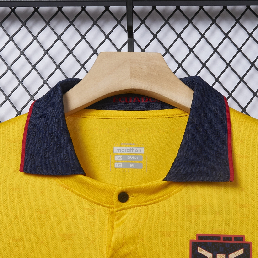 Ecuador 2025 Centenary Home Jersey - Fans Version - Unitedfutballjersey