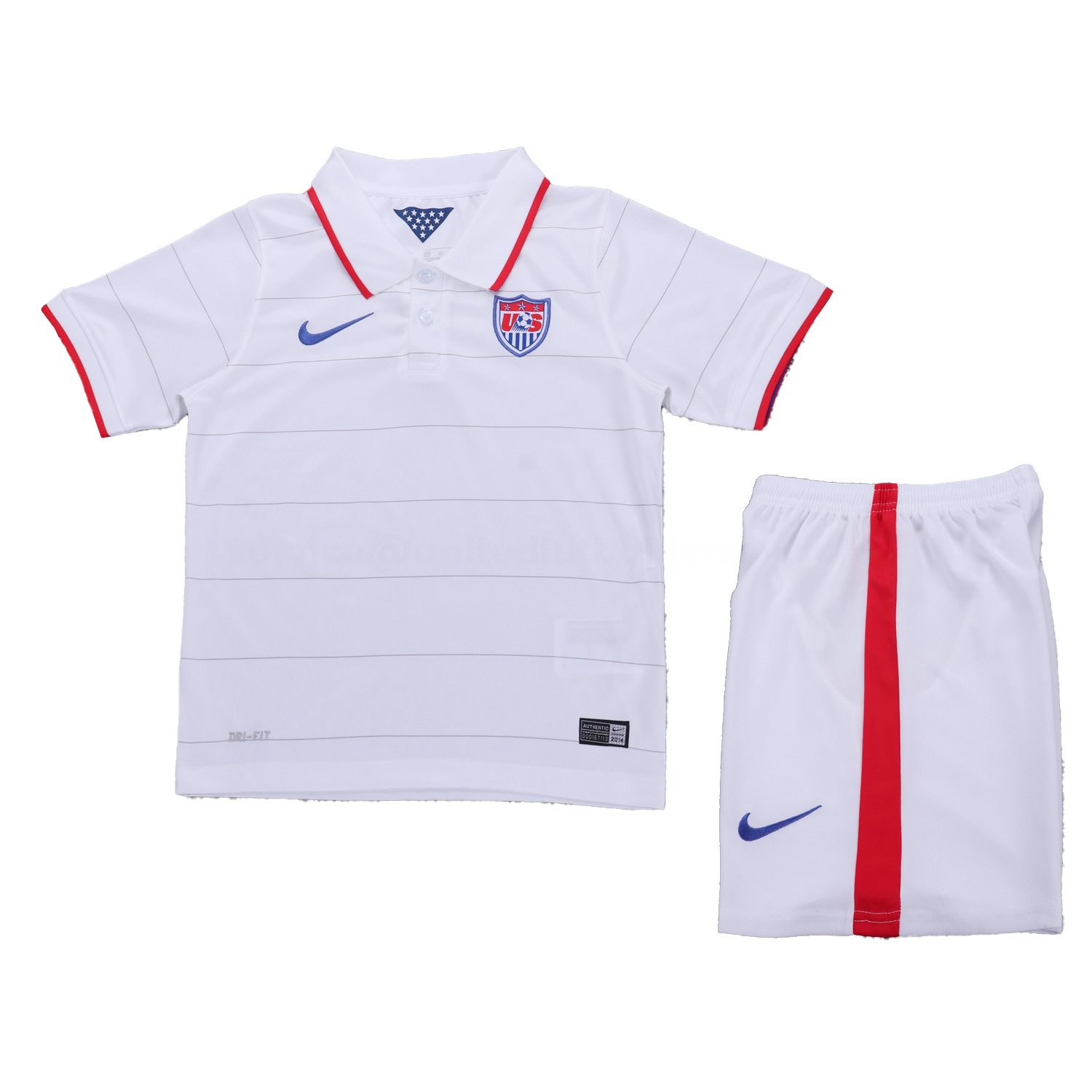 Retro United States USA 2014 Home Kids Kit - Unitedfutballjersey