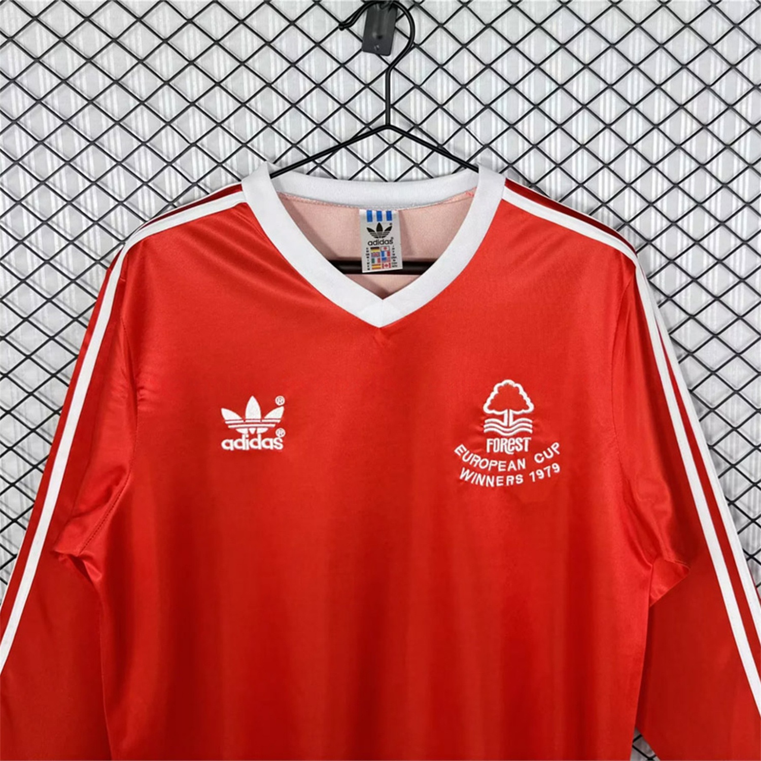 Retro Nottingham Forest 1977-80 Home Long Sleeves Jersey - Unitedfutballjersey