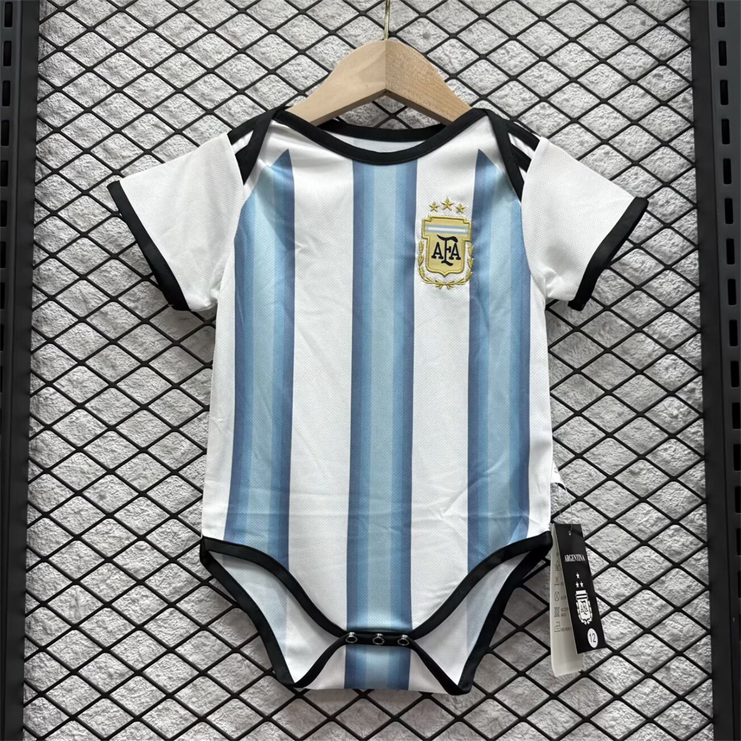 Argentina 2026 Home Baby Crawling Suit - Unitedfutballjersey