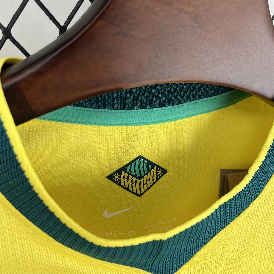 Brazil 2026 Home Long Sleeve Jersey - Fans Version - Unitedfutballjersey