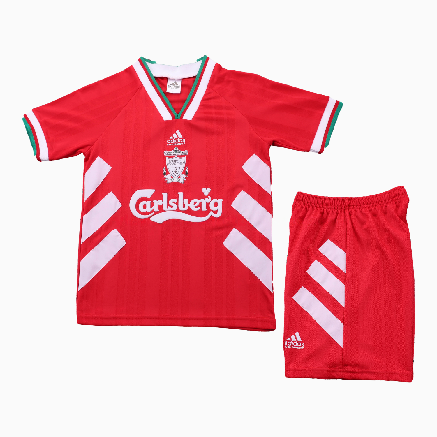 Retro Liver.pool 1993-95 Home Kids Kit - Unitedfutballjersey