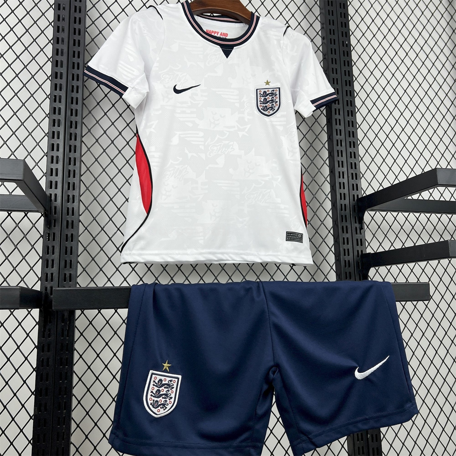 England 2026 Home White Men's Adult Jersey Set - Fans Version - Unitedfutballjersey