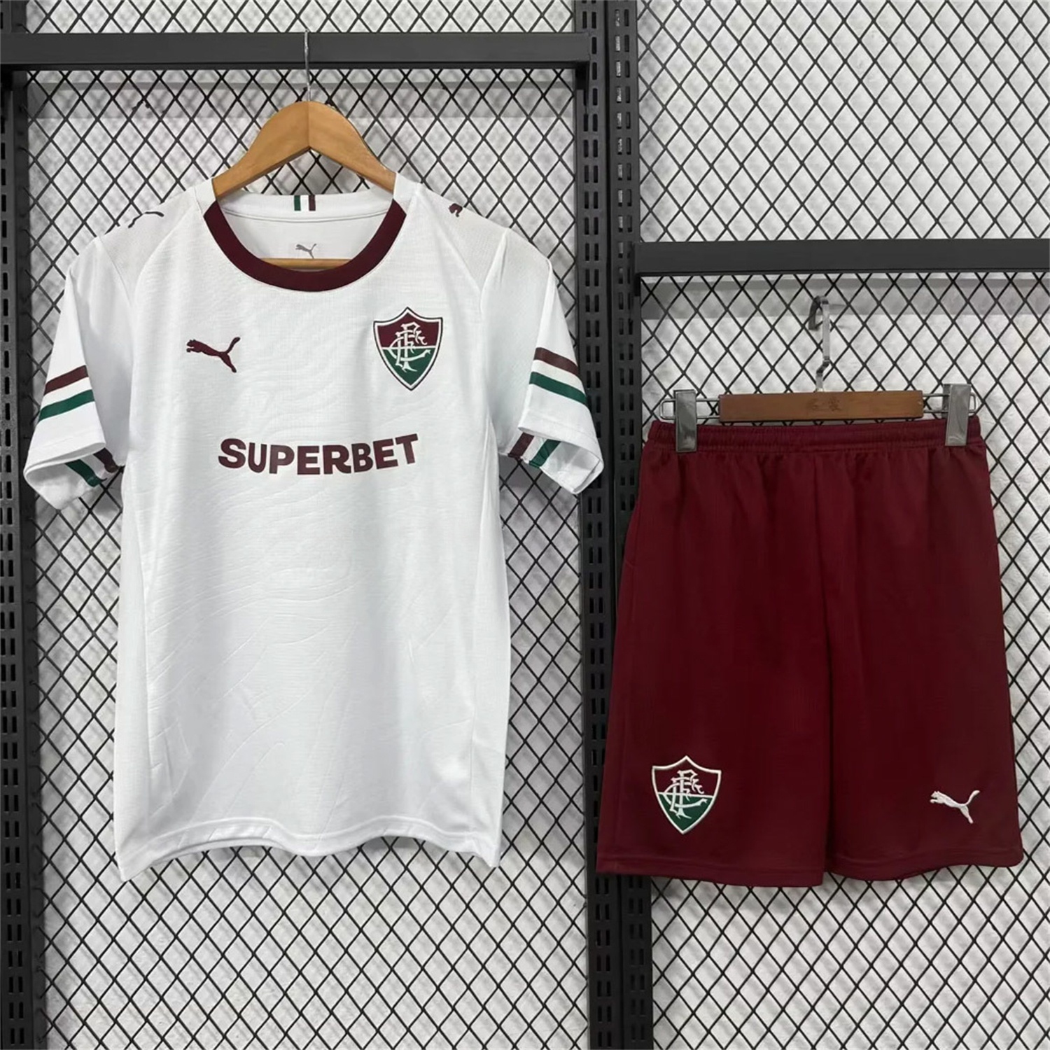 Fluminense 26-27 Away Kids Kit - Unitedfutballjersey