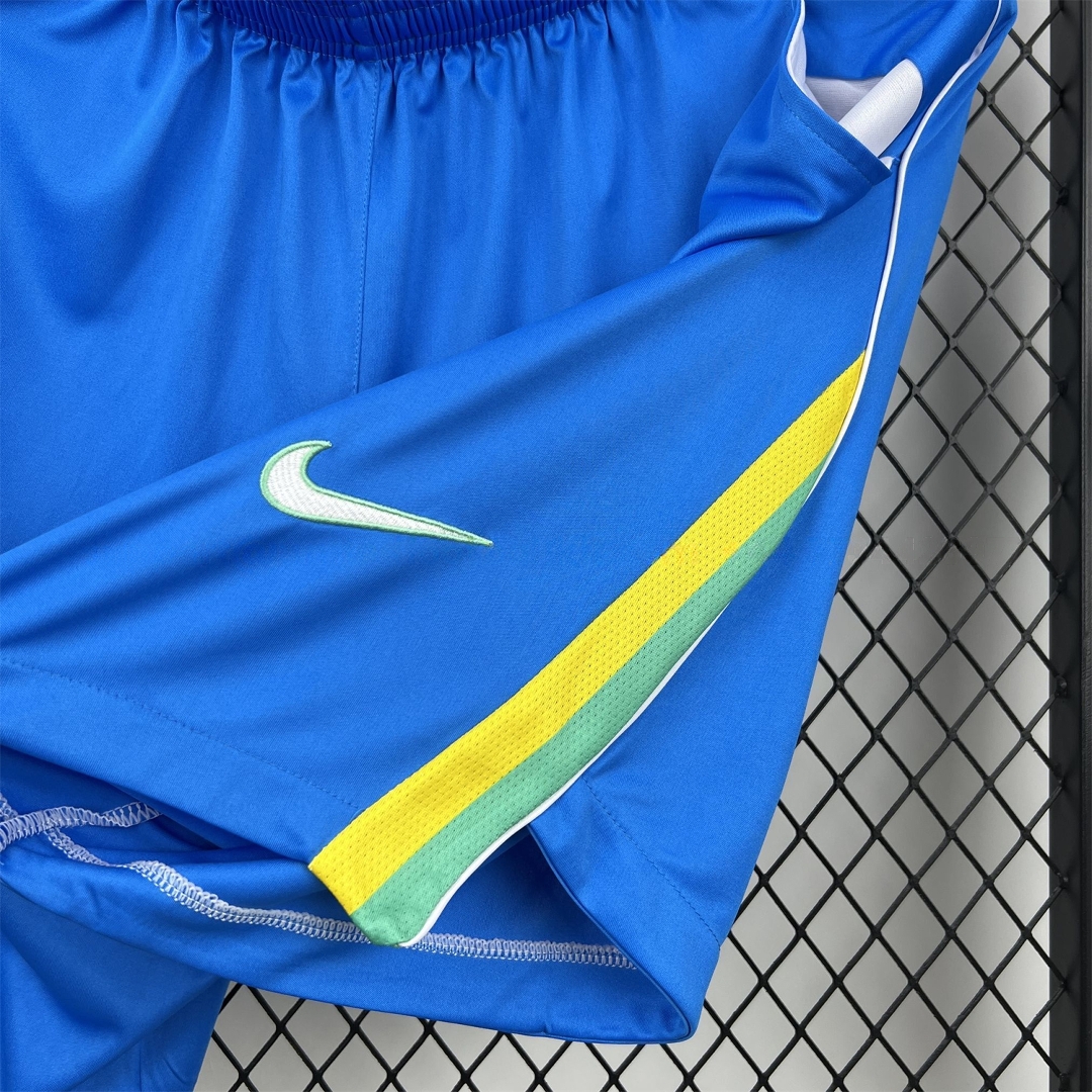 Brazil 2026 Blue Casual Shorts - Fans Version - Unitedfutballjersey