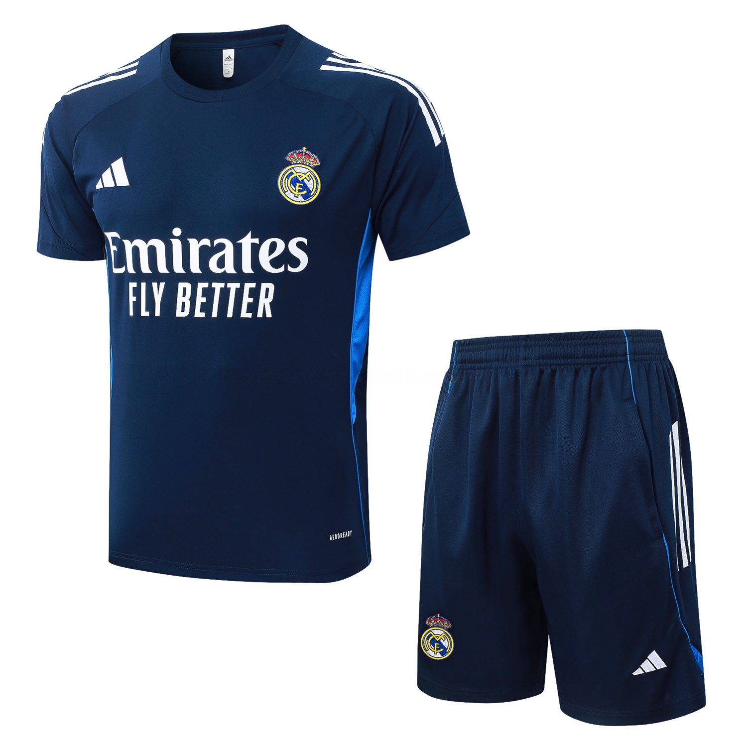 Real Madrid 25-26 Short-Sleeve Training Set - Royal Blue Vest & Shorts - Unitedfutballjersey