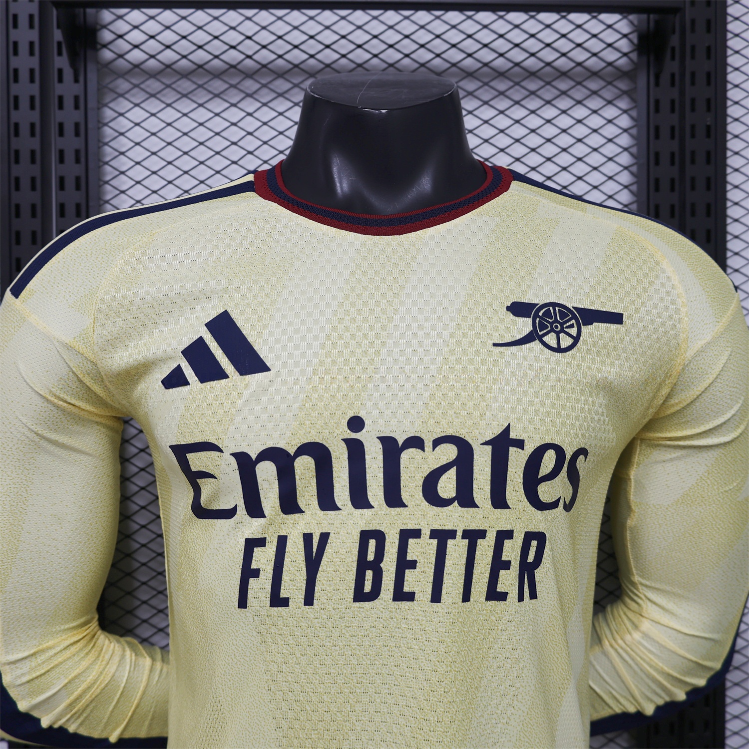 Arsenal 26-27 Third Long Sleeves Jersey - Player Version - Unitedfutballjersey
