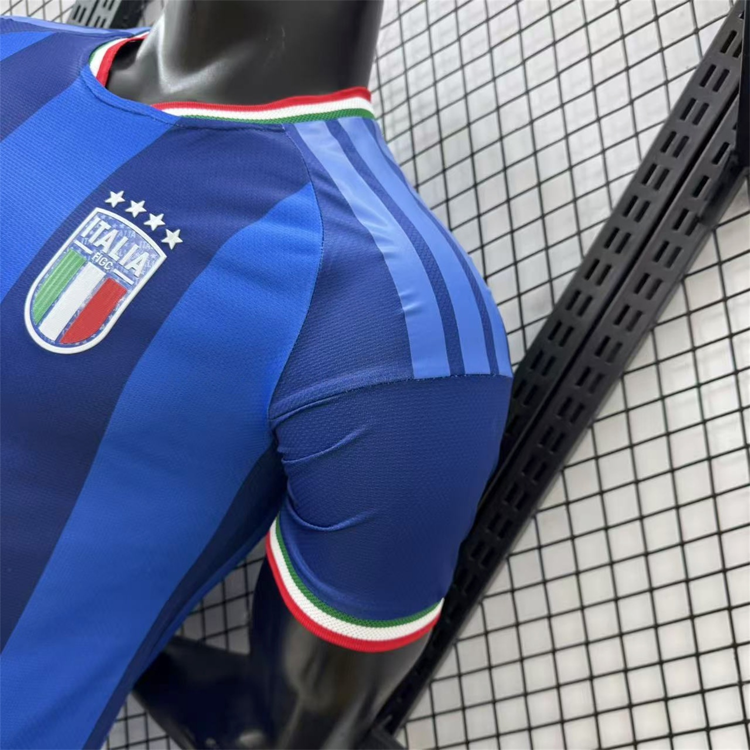 Italy 2026 Blue Vertical Stripes Special Jersey - Player Version - Unitedfutballjersey