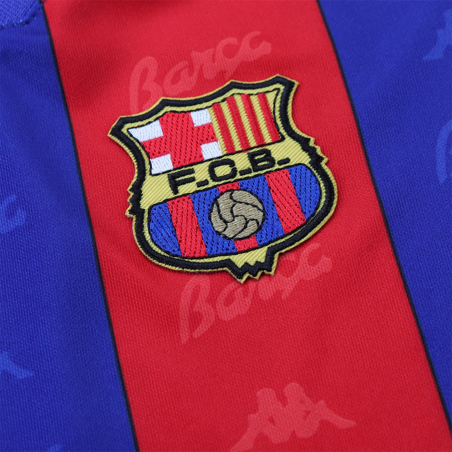 Retro Barcelona 1996-97 Home Kids Kit - Unitedfutballjersey