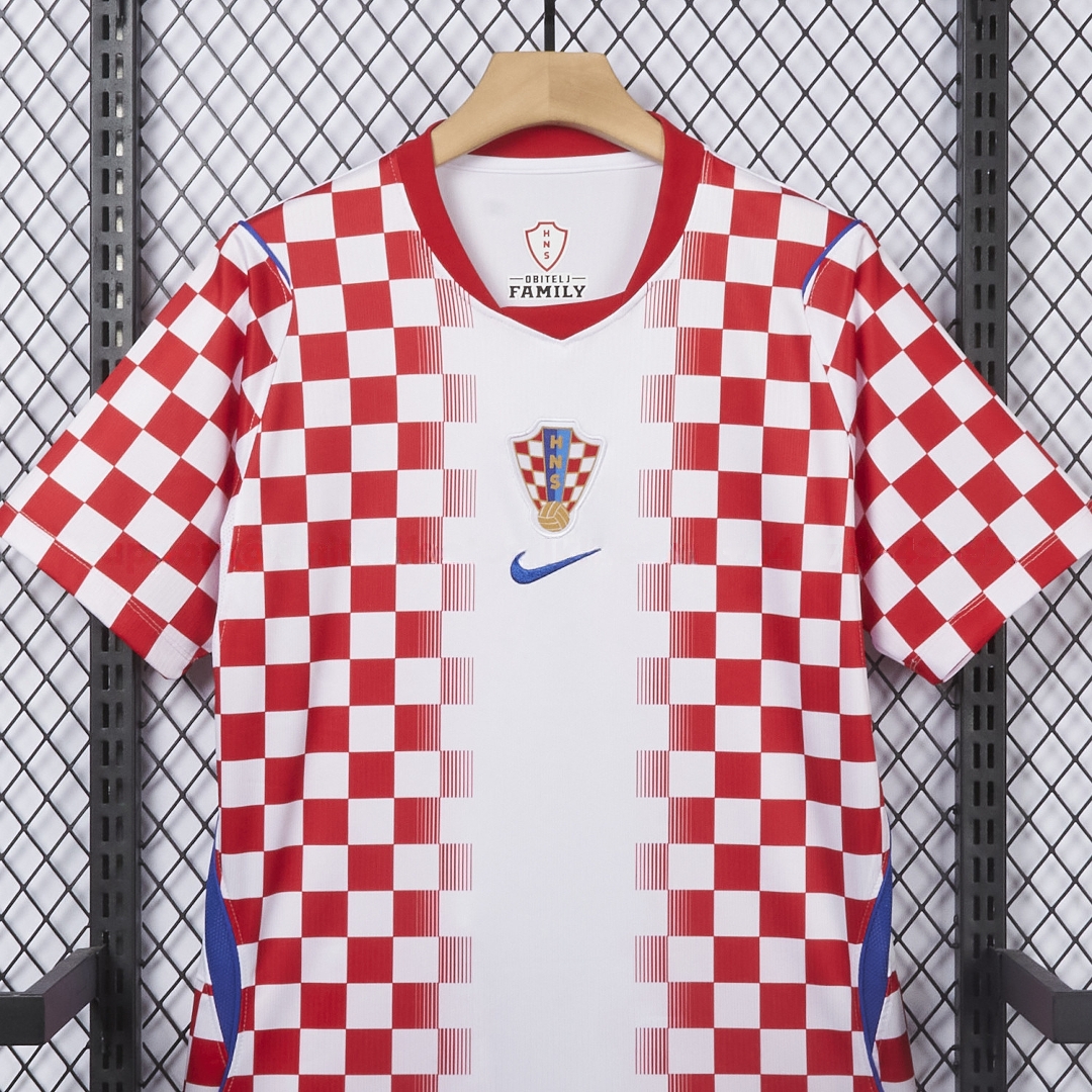 Croatia 2026 Home White And Red Jersey - Fans Version - Unitedfutballjersey