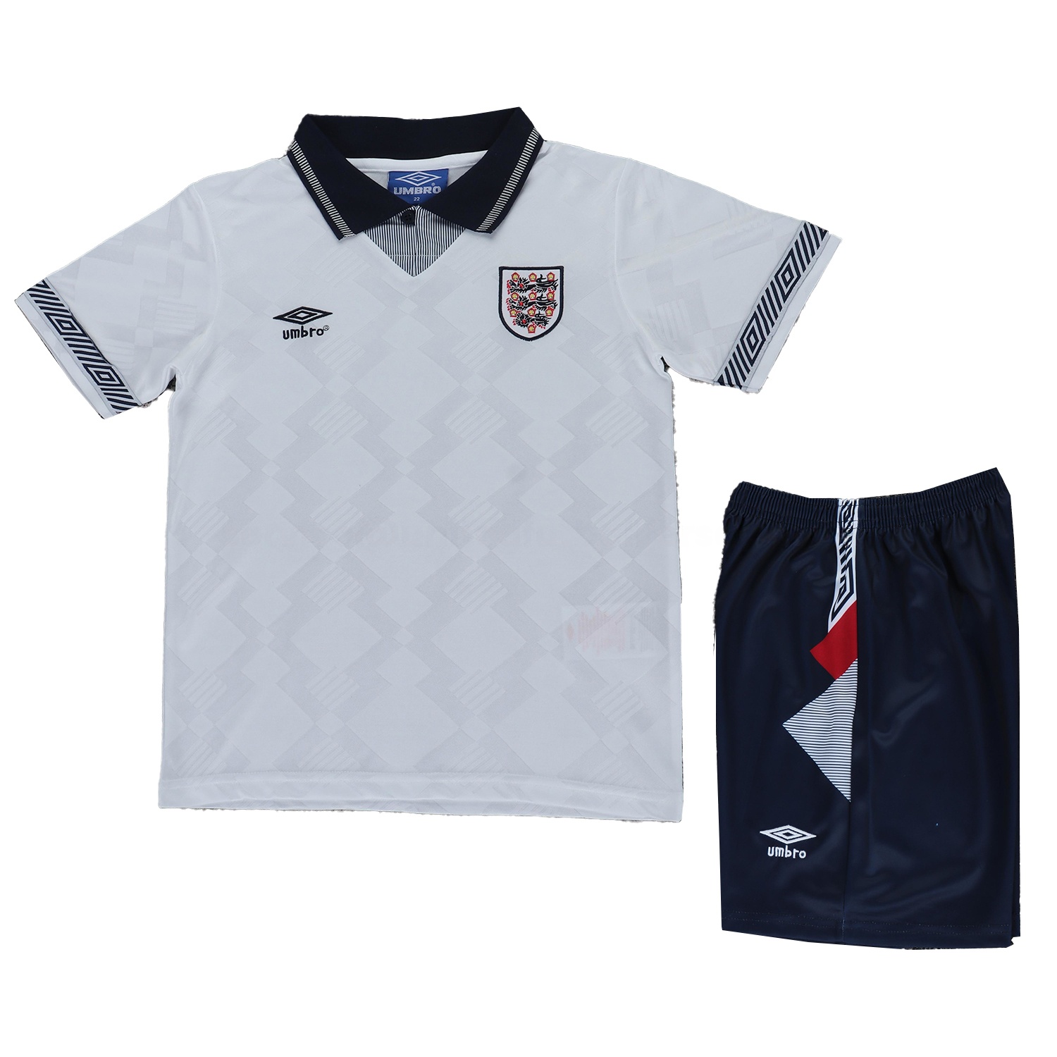 Retro England 1990 Home Kids Kit - Unitedfutballjersey